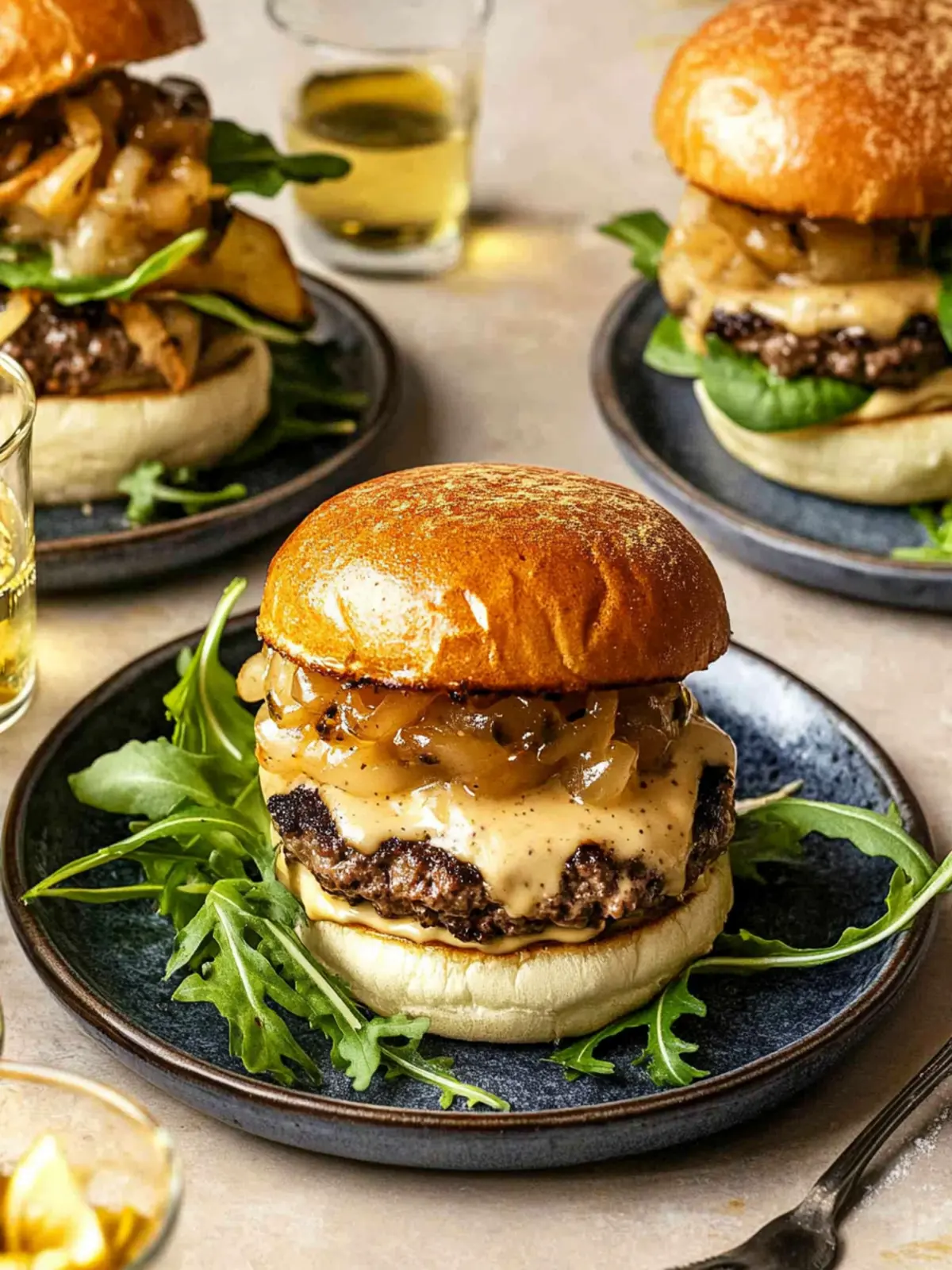 Savory Smashburgers with Special Truffle Sauce Delight 3 Smashburgers with Special Truffle Sauce