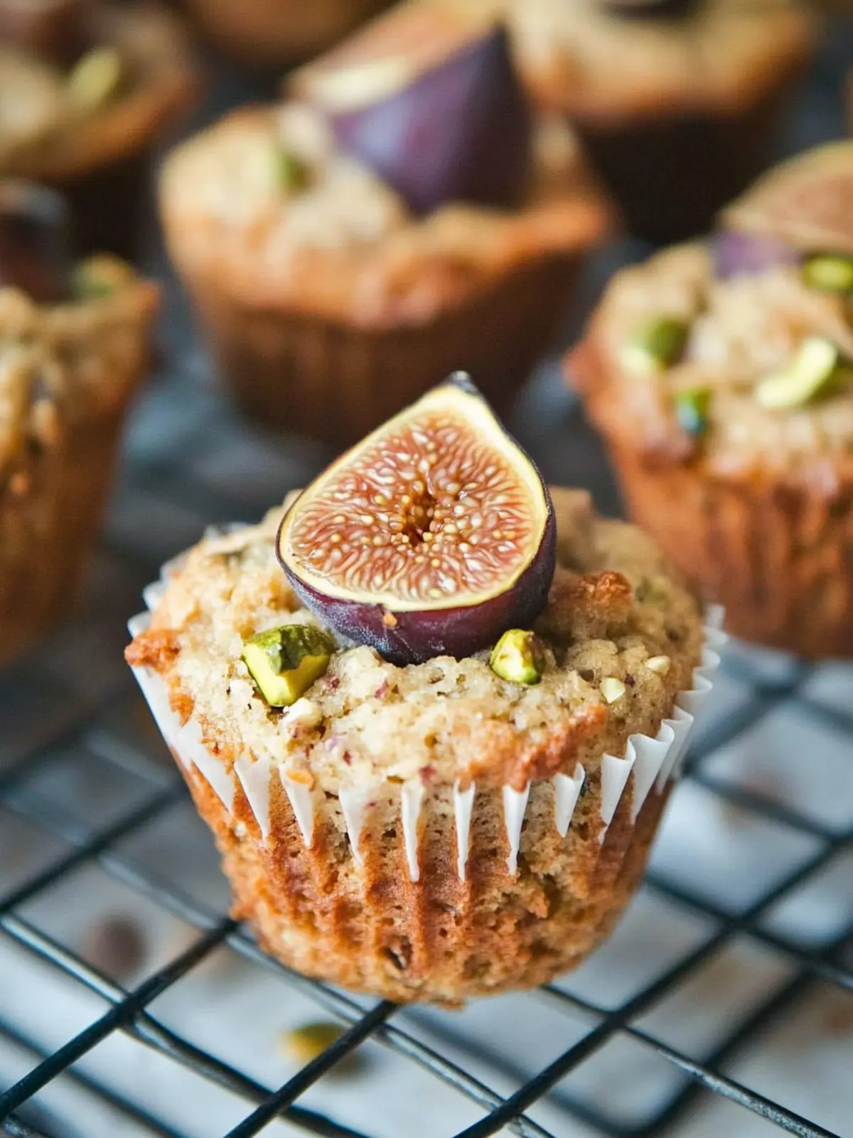 Delicious Pistachio Fig Muffins That Brighten Your Morning 3 Pistachio Fig Muffins