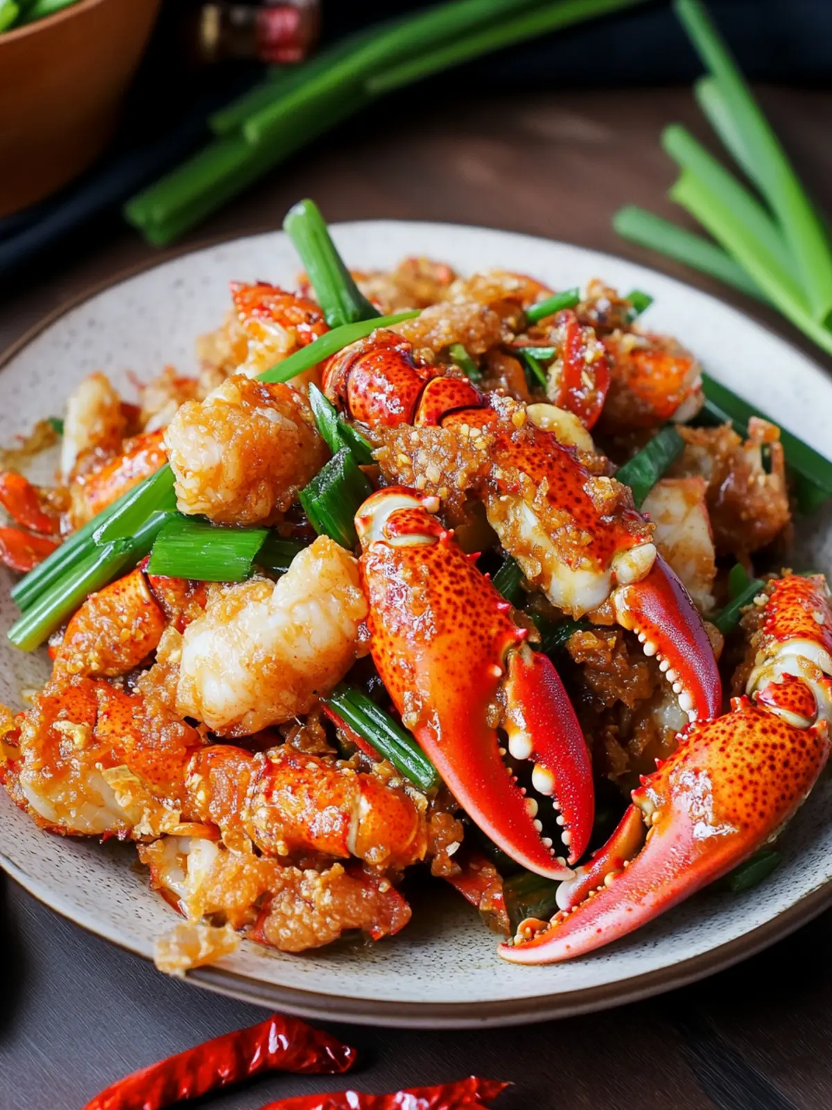 Cantonese Style Ginger Scallion Lobster: A Flavorful Feast 4 Cantonese Style Ginger Scallion Lobster