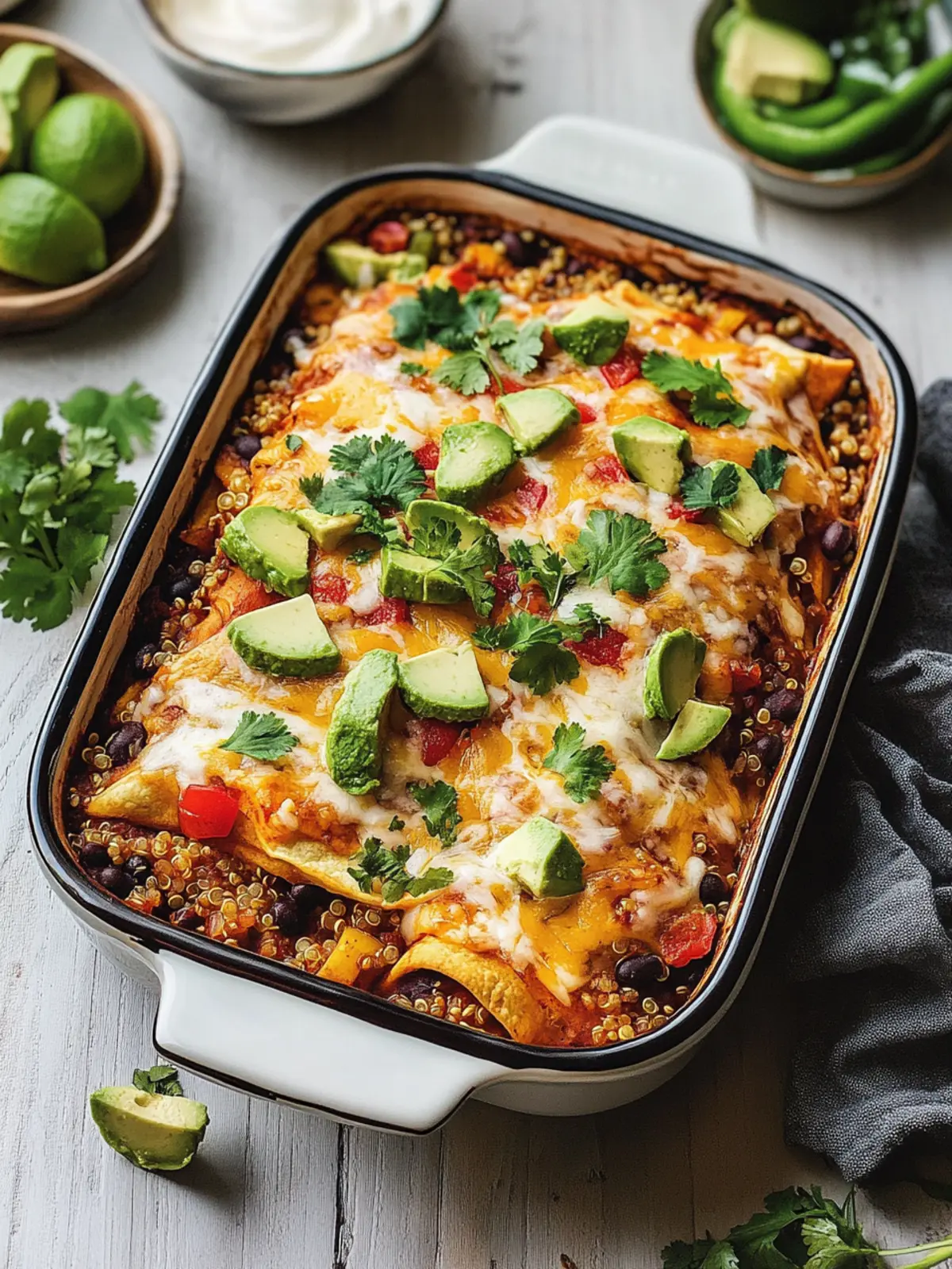 Delicious Black Bean Quinoa Enchilada Bake for Cozy Nights 4 Black Bean Quinoa Enchilada Bake