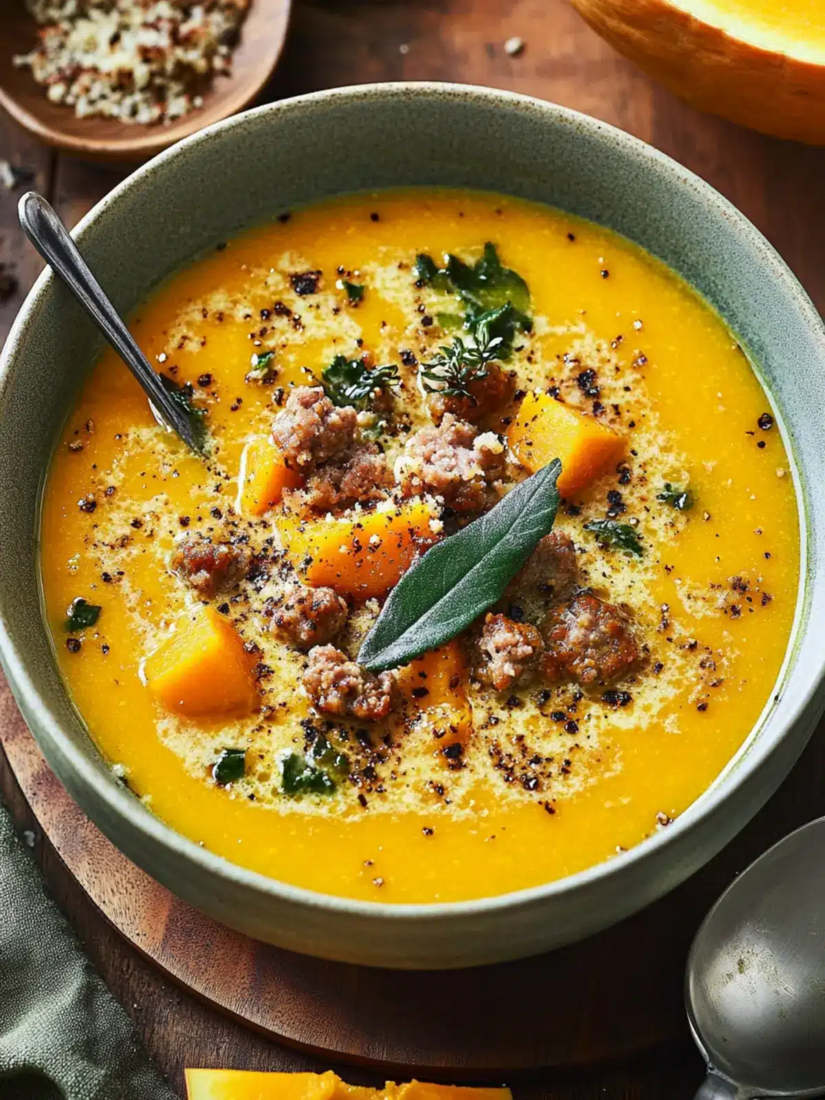Butternut Squash Sausage Soup That Warms Your Soul 4 Butternut Squash Sausage Soup