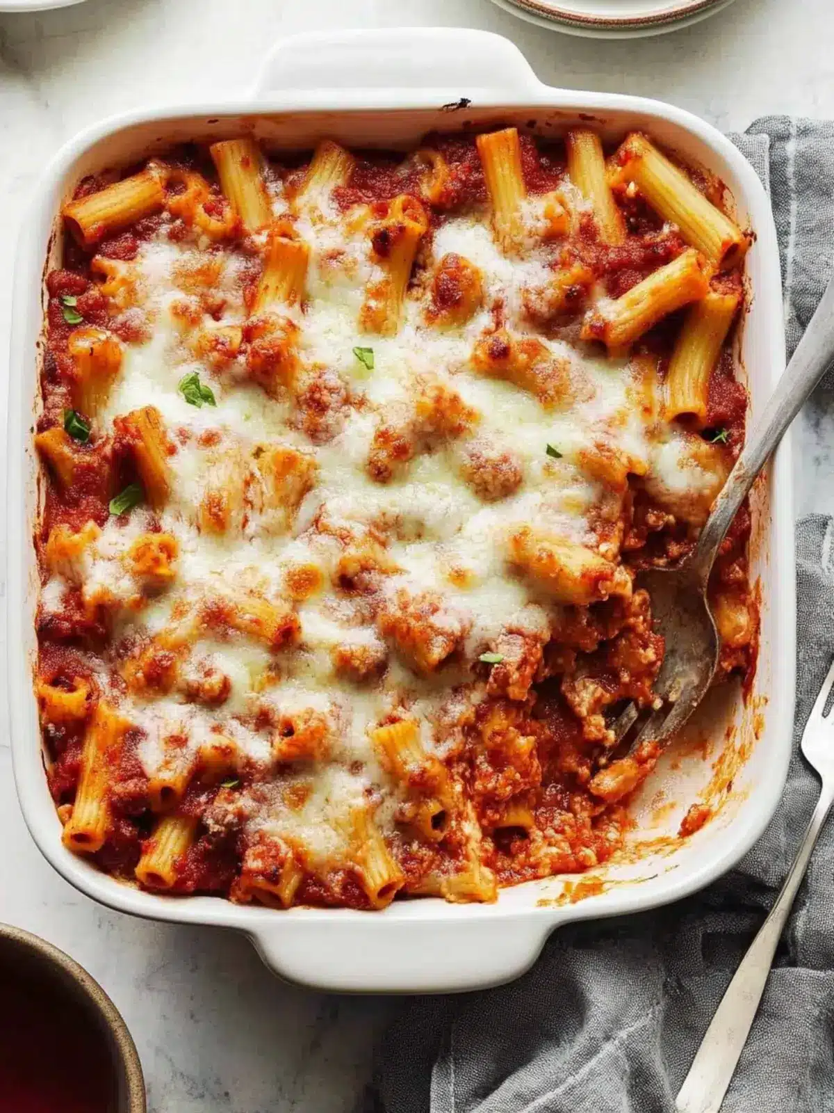 Crowd Pleasin' Cheesy Sausage Ziti: Comfort Food Bliss 4 Crowd Pleasin' Cheesy Sausage Ziti