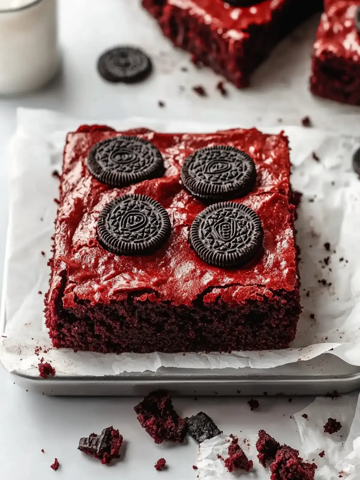 Classic Red Velvet Oreo Brownies That Wow Every Sweet Tooth 4 Classic Red Velvet Oreo Brownies