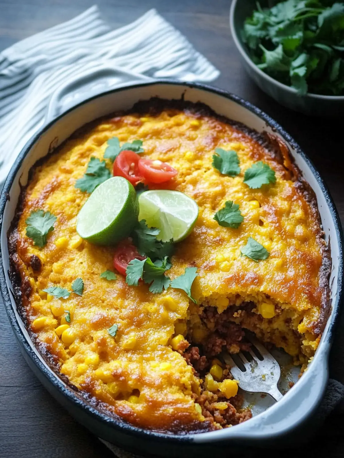 Mexican Chorizo Cornbread Casserole: Comfort Food Delight 3 Mexican Chorizo Cornbread Casserole