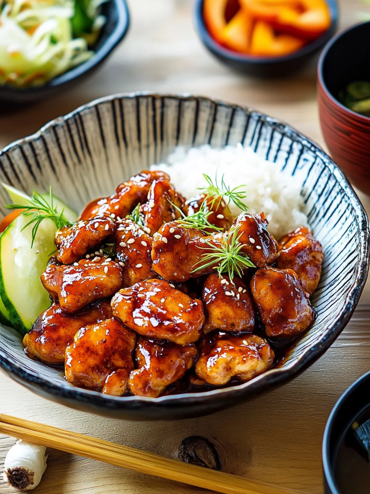 Spicy Garlic Chicken with a Sweet Sesame Glaze Delight 4 Spicy Garlic Chicken