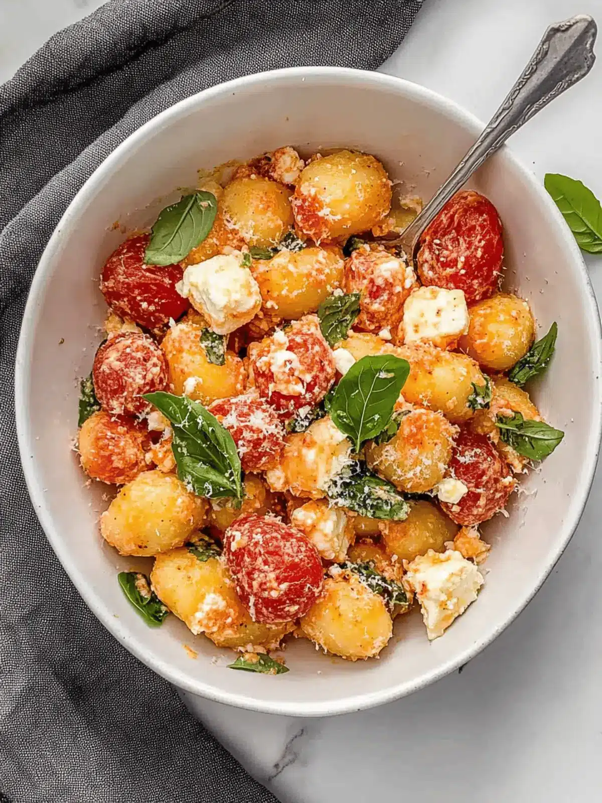 Delicious Baked Feta Gnocchi with Burst Cherry Tomatoes 2 Baked Feta Gnocchi