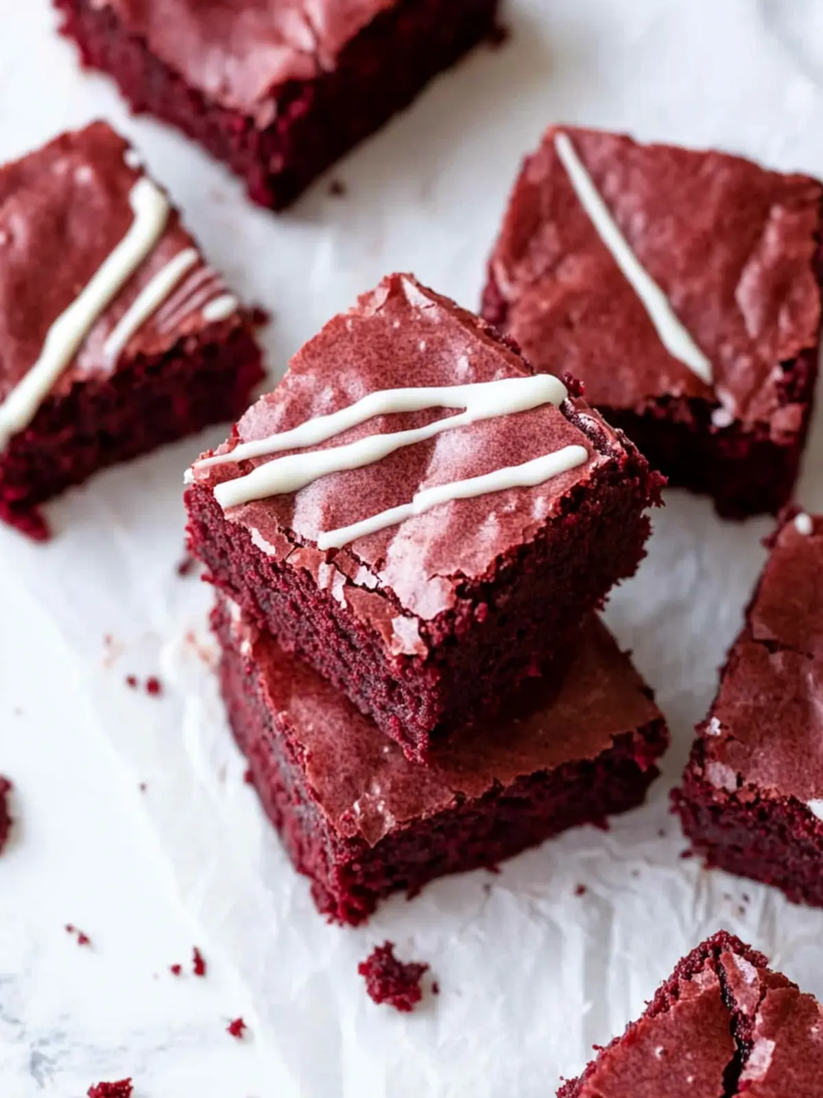 Irresistibly Fudgy Red Velvet Brownies Recipe to Satisfy Cravings 2 Fudgy Red Velvet Brownies Recipe