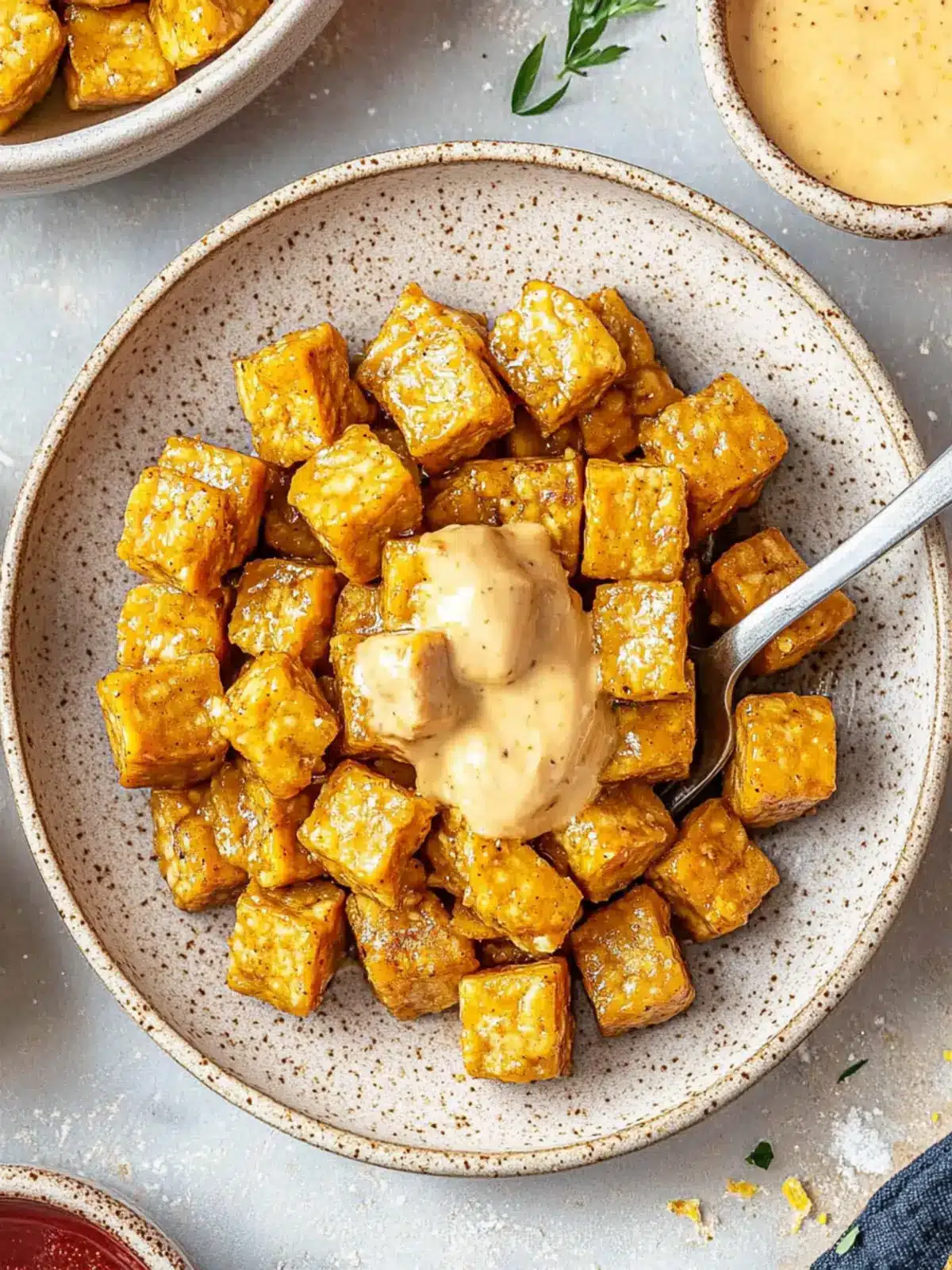 Savory Vegan Honey Mustard Tempeh for Quick Dinner Wins 4 Vegan Honey Mustard Tempeh