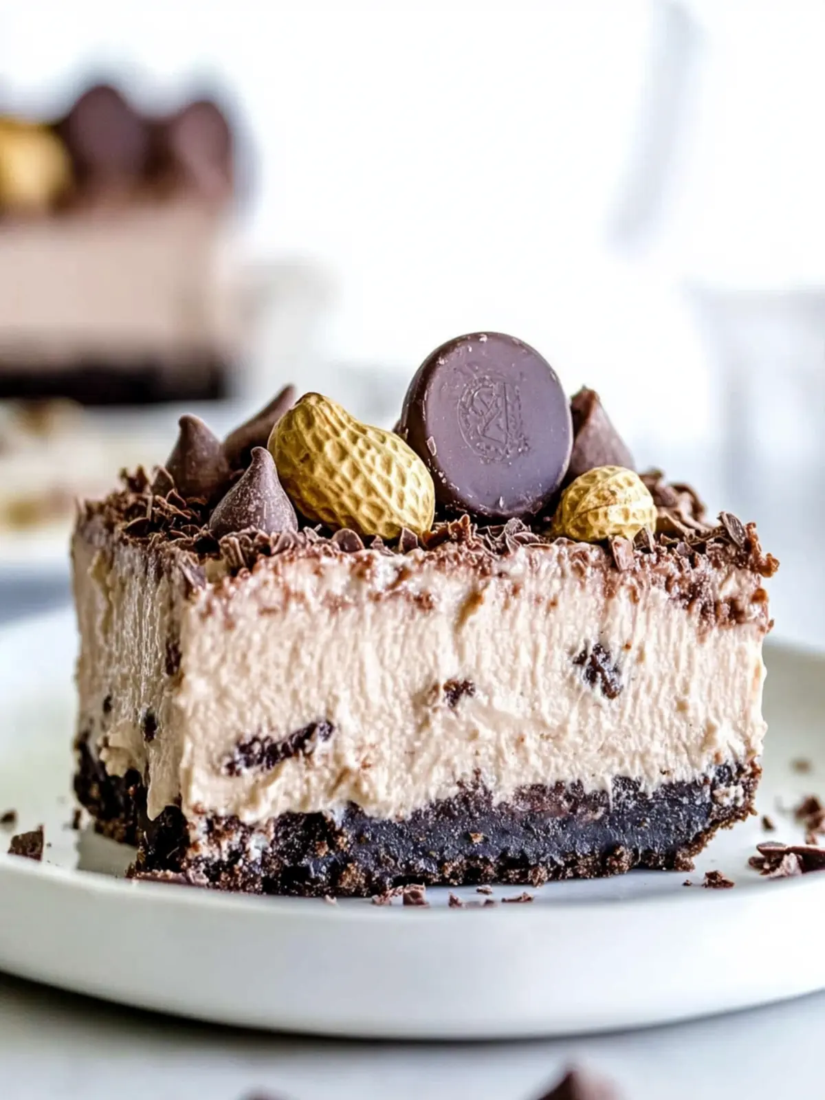 Decadent Chocolate Peanut Butter No-Bake Dessert Anyone Can Make 2 Chocolate Peanut Butter No-Bake Dessert