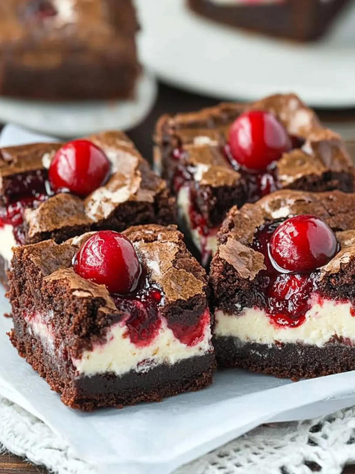 Decadent Cherry Cheesecake Brownies You ll Crave Daily 4 Cherry Cheesecake Brownies
