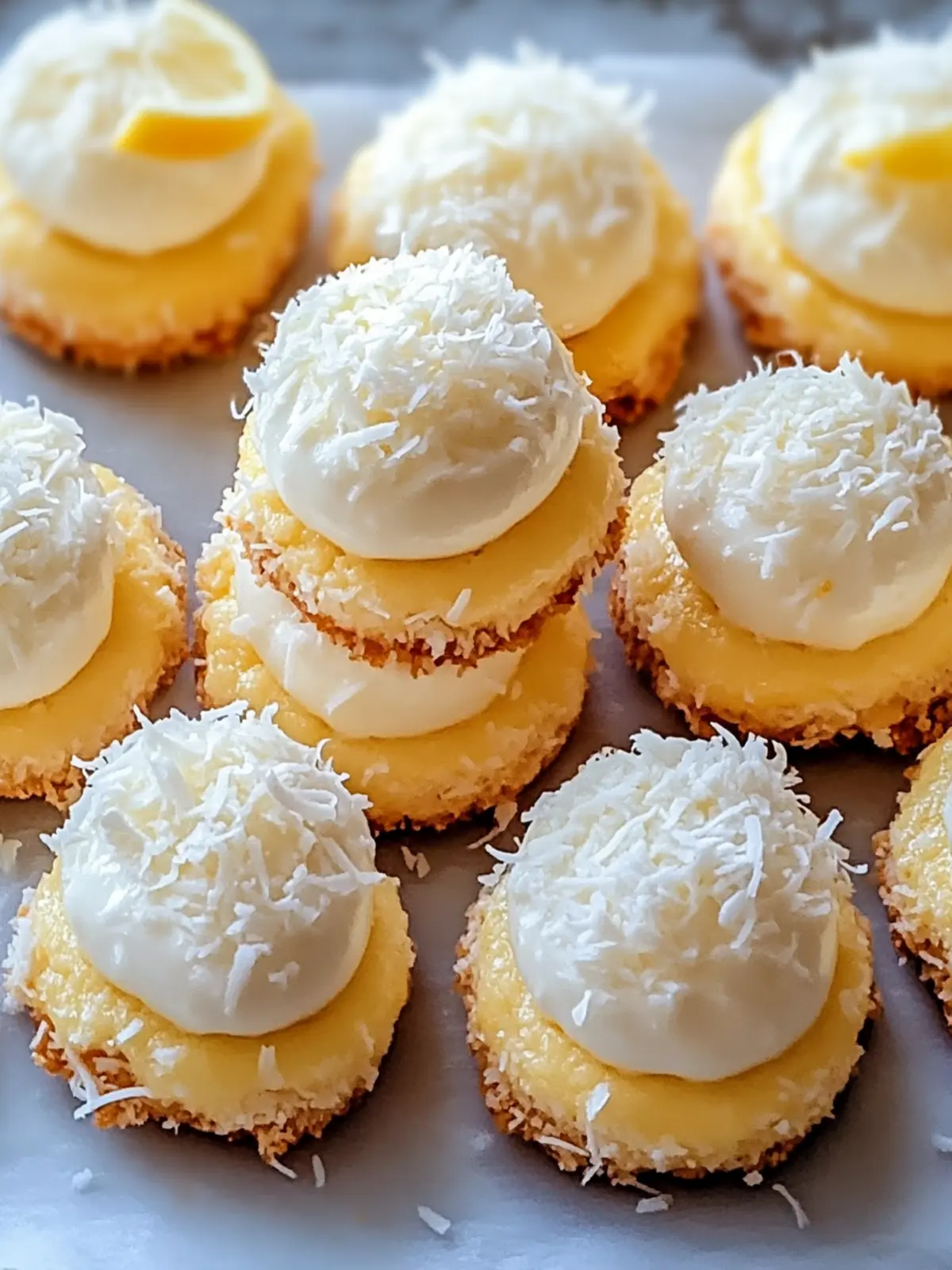 Lemon Coconut Cheesecake Cookies That Will Wow Your Tastebuds 4 Lemon Coconut Cheesecake Cookies