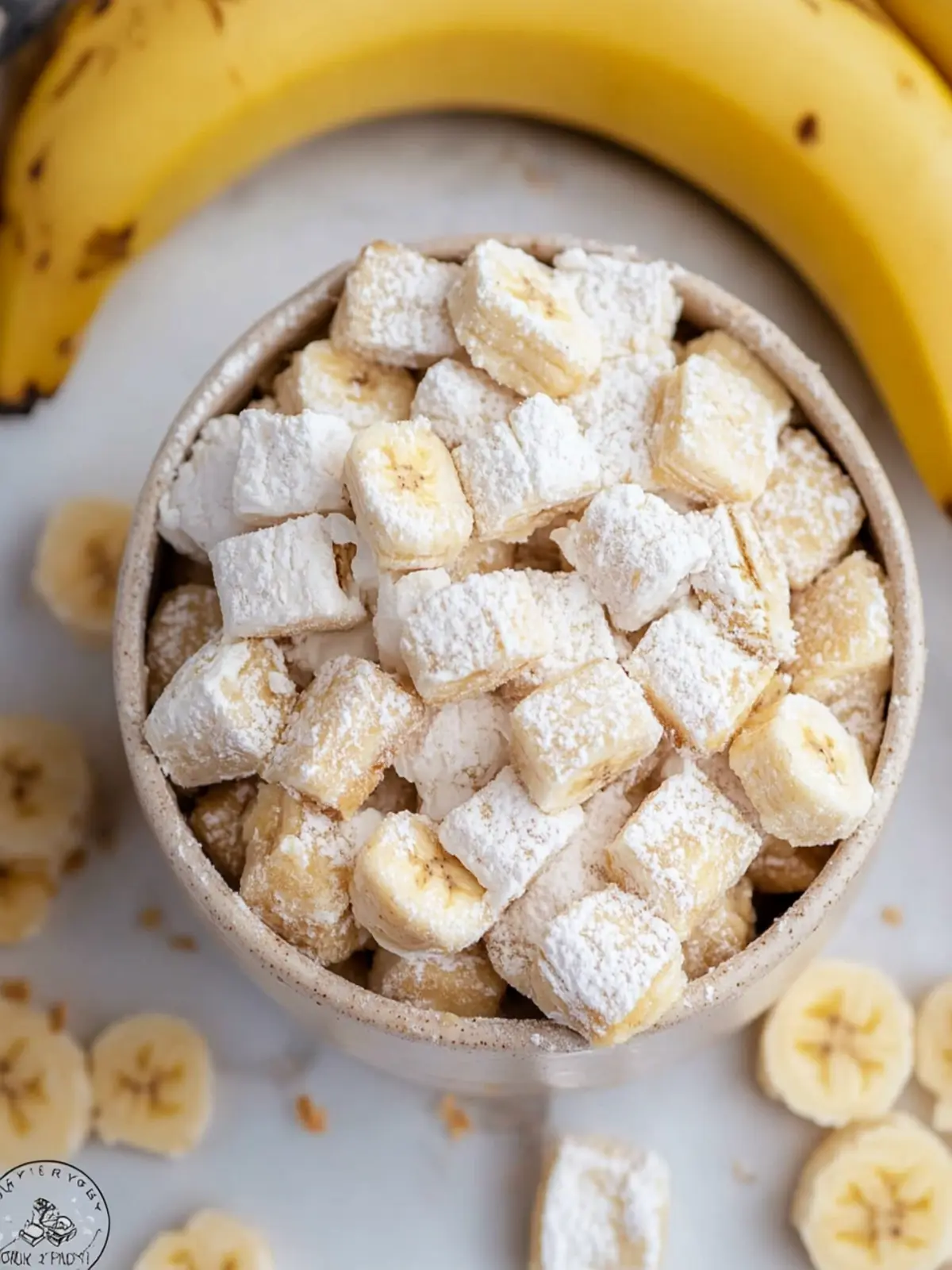 Deliciously Easy Banana Cream Pie Muddy Buddies Recipe 3 BANANA CREAM PIE MUDDY BUDDIES