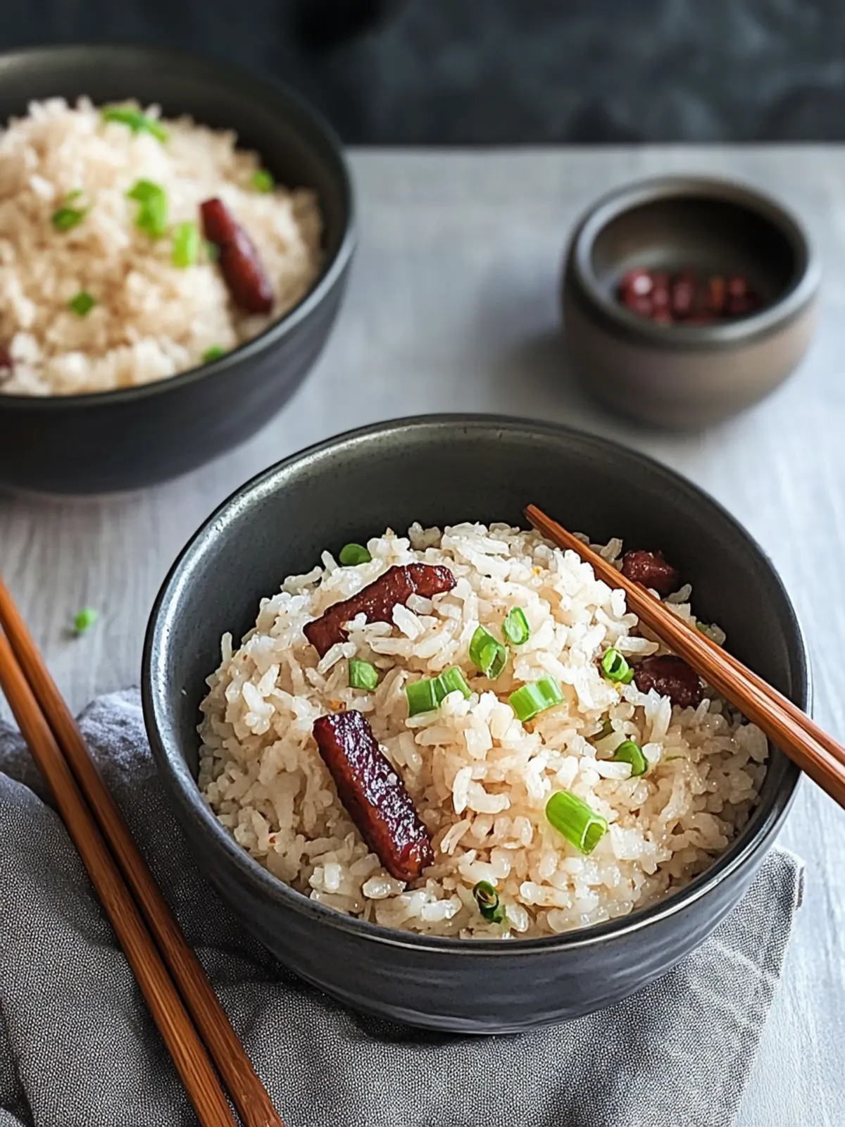 Chinese Savory Sticky Rice with Shiitake and Sausage Bliss 4 Chinese Savory Sticky Rice