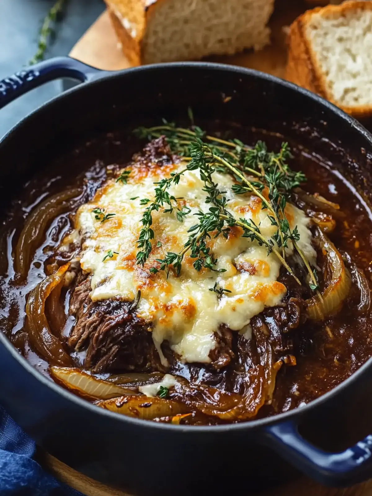 Irresistible French Onion Pot Roast with Caramelized Onions & Gruyere 2 French Onion Pot Roast with Caramelized Onions and Gruyere