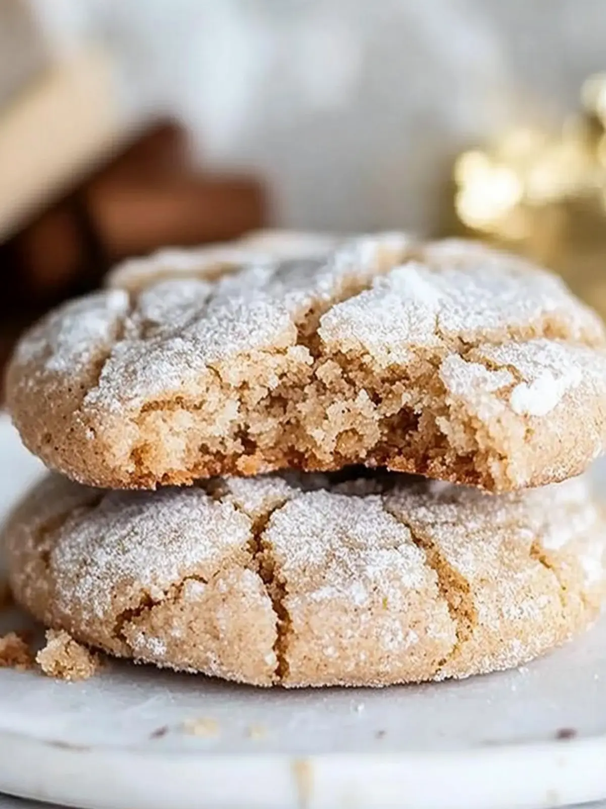 Brown Butter Cinnamon Crinkle Cookies that Melt in Your Mouth 2 Brown Butter Cinnamon Crinkle Cookies