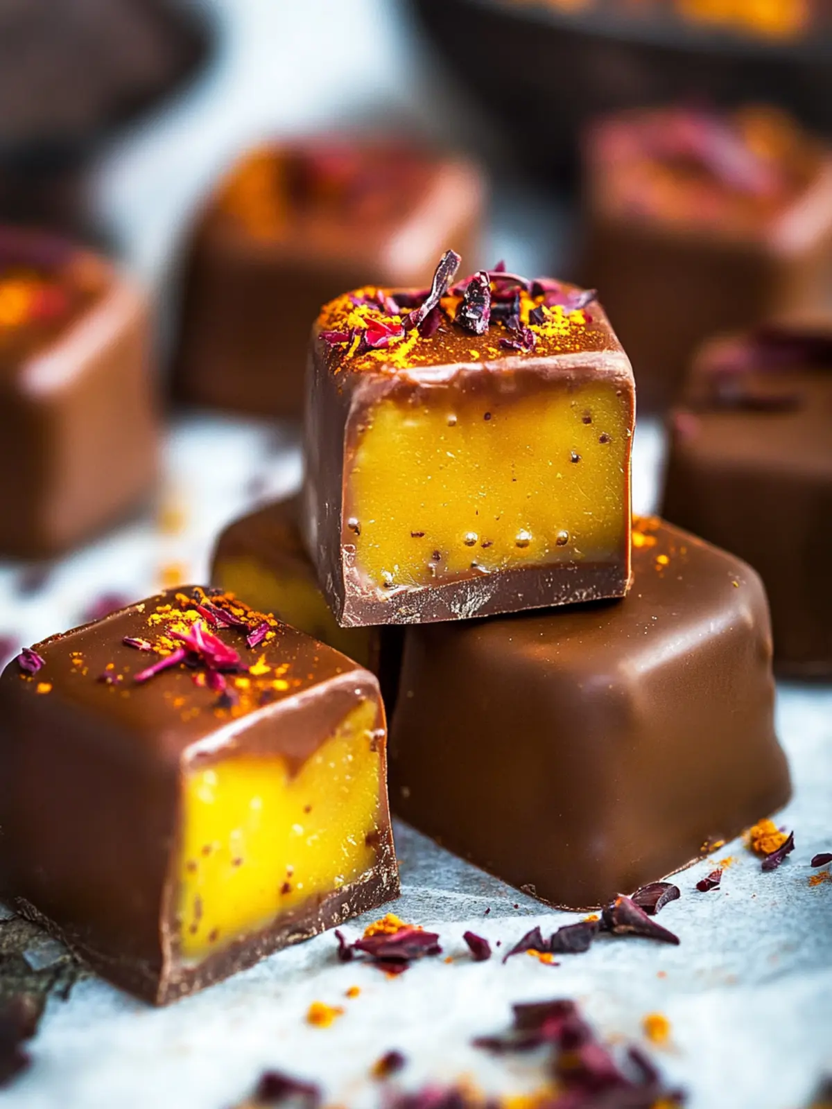 Saffron & Milk Chocolate Pralines That Wow Every Chocolate Lover 4 Saffron & Milk Chocolate Pralines