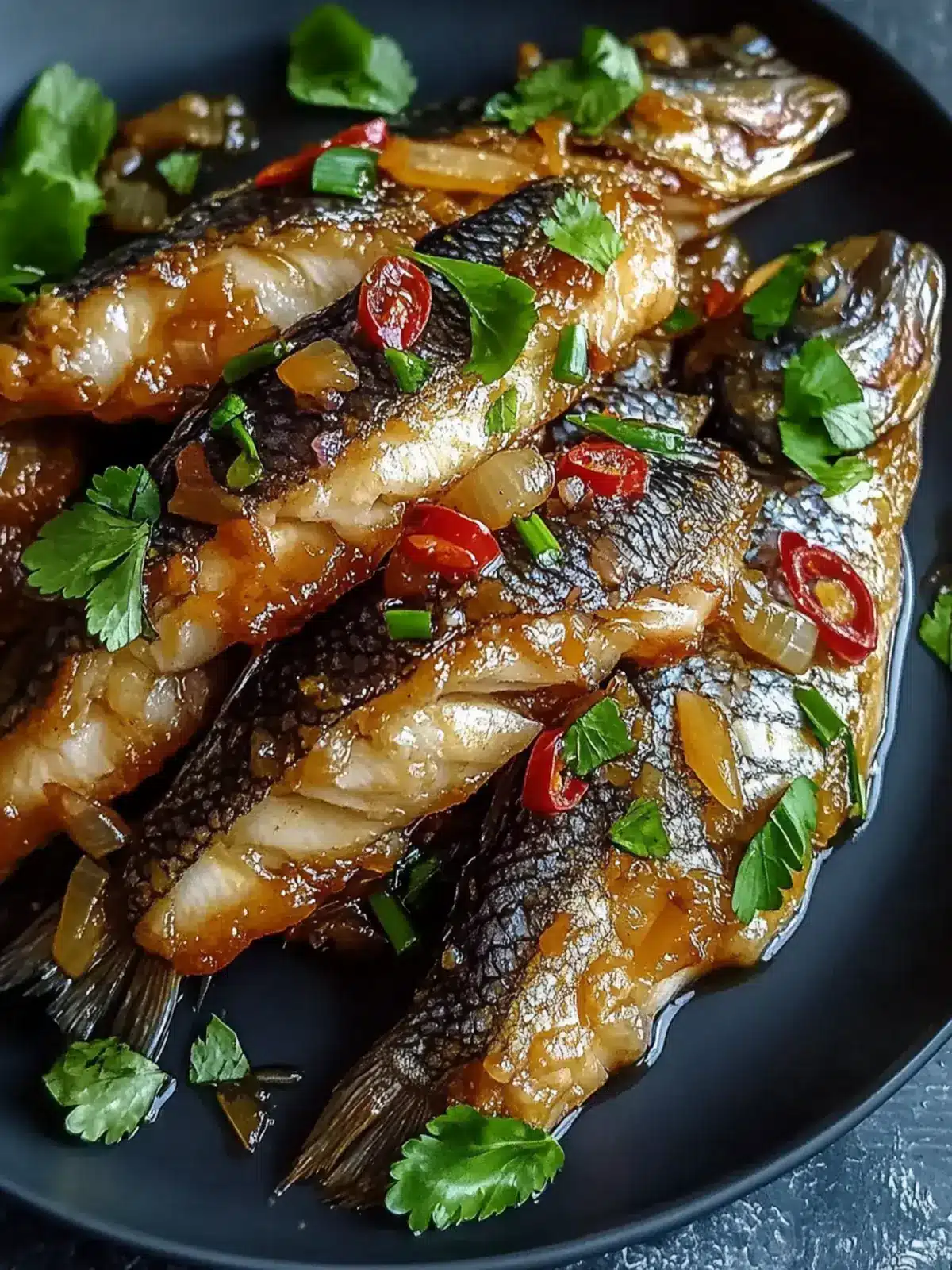 Ginger Onion Fried Sea Bass: Quick, Healthy Family Delight 2 Ginger Onion Fried Sea Bass