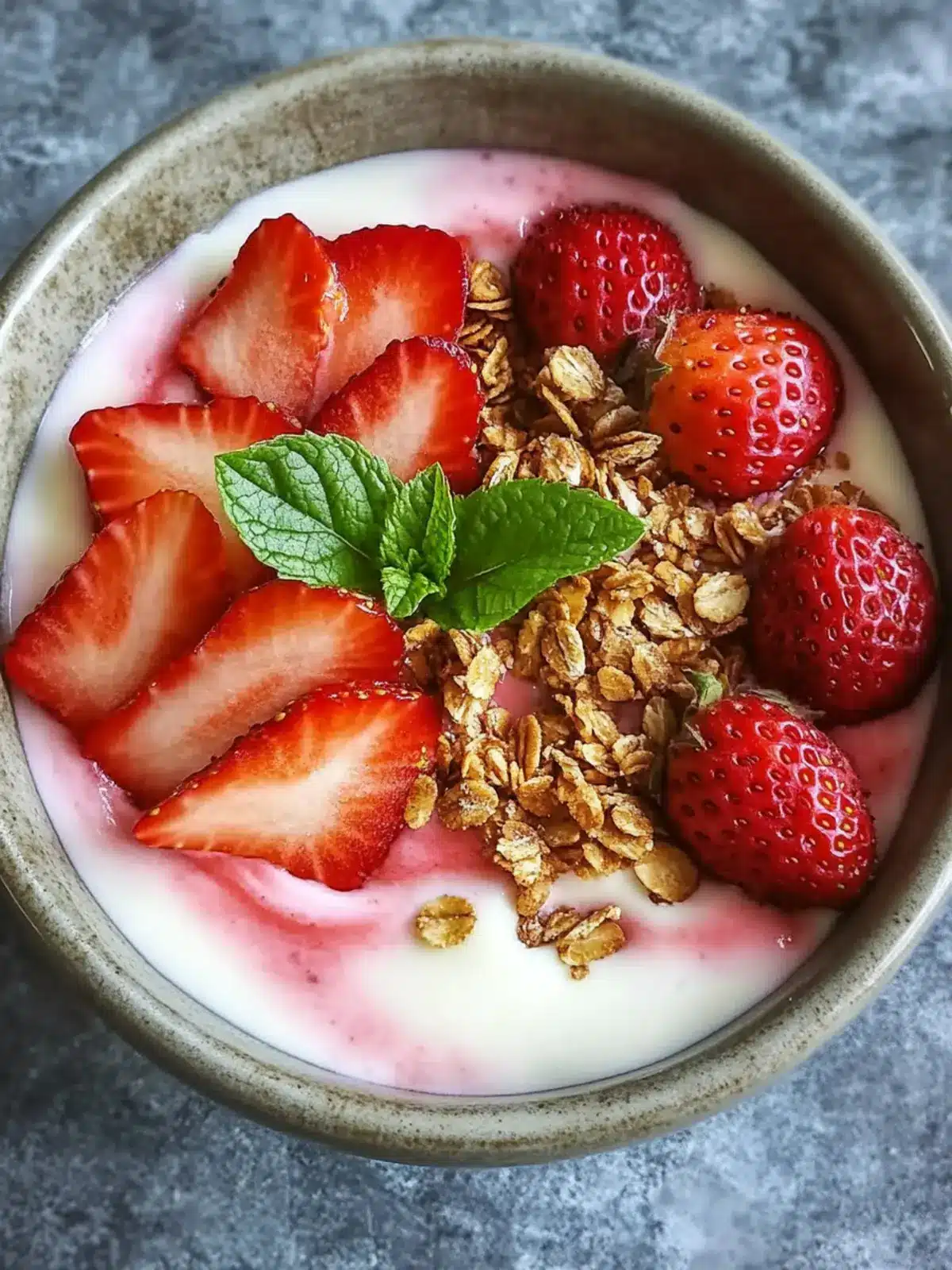 Delicious Guilt-Free Strawberry Cheesecake Bowl You ll Love 4 Guilt-Free Strawberry Cheesecake Bowl