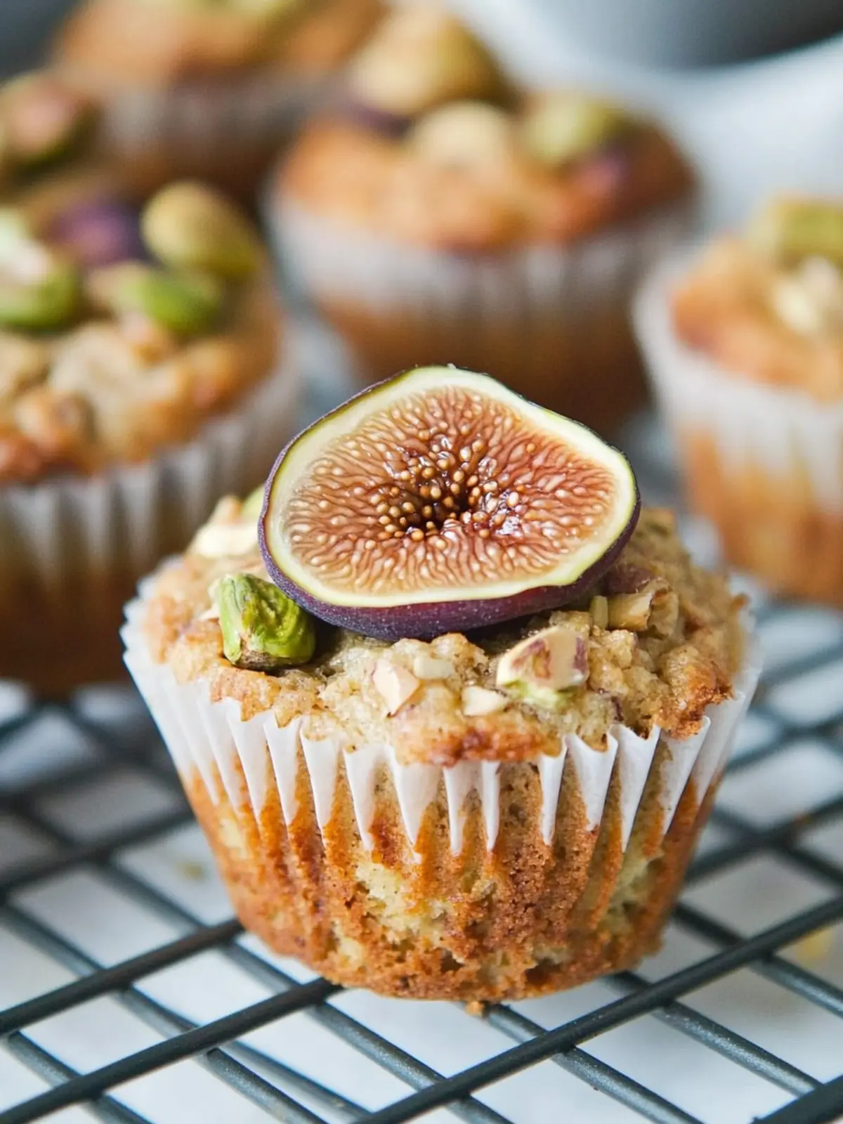 Delicious Pistachio Fig Muffins That Brighten Your Morning 4 Pistachio Fig Muffins