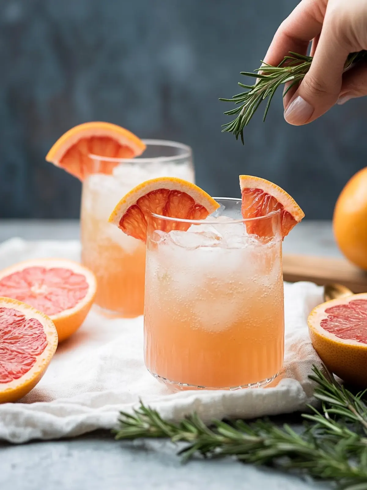 Fresh Rosemary Grapefruit Mocktail for a Refreshing Twist 3 Rosemary Grapefruit Mocktail
