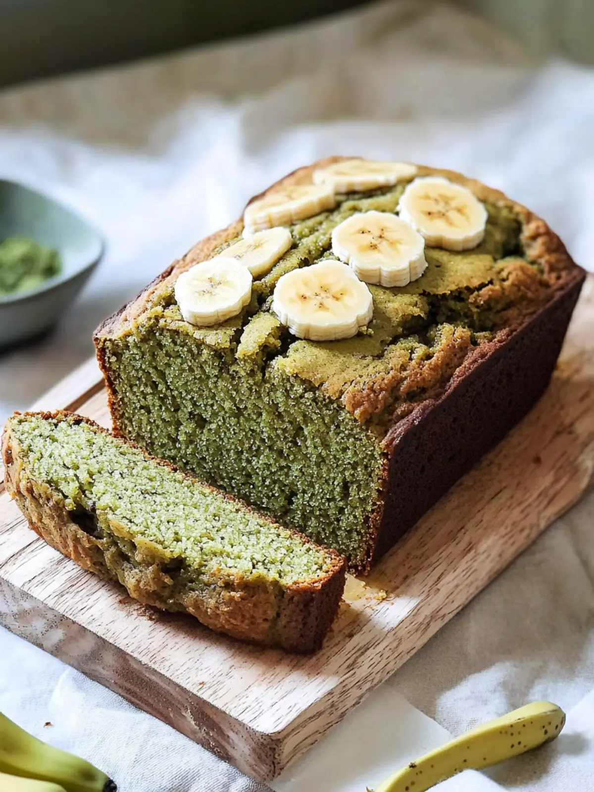 Delicious Matcha Banana Bread for a Cozy Baking Day 3 Matcha Banana Bread