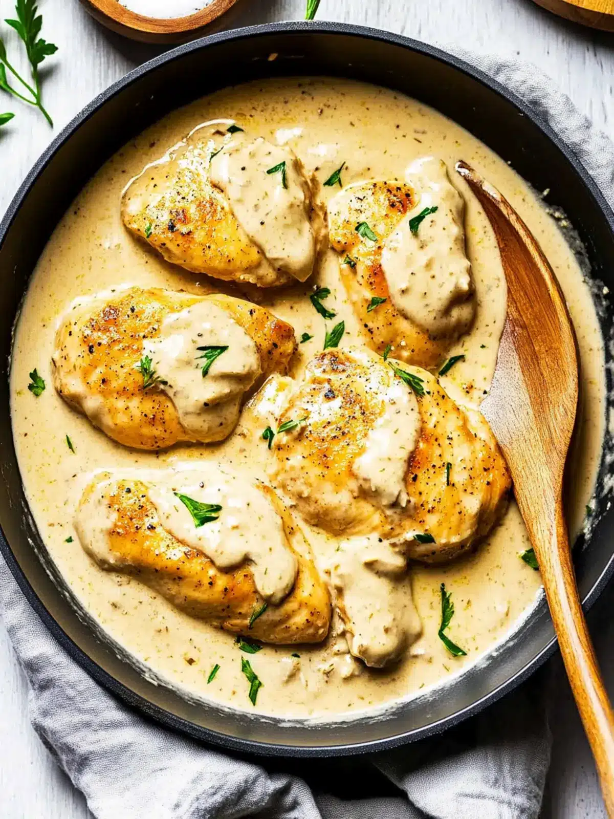 Creamy Garlic Chicken That Will Make You Ditch Fast Food 2 Creamy Garlic Chicken