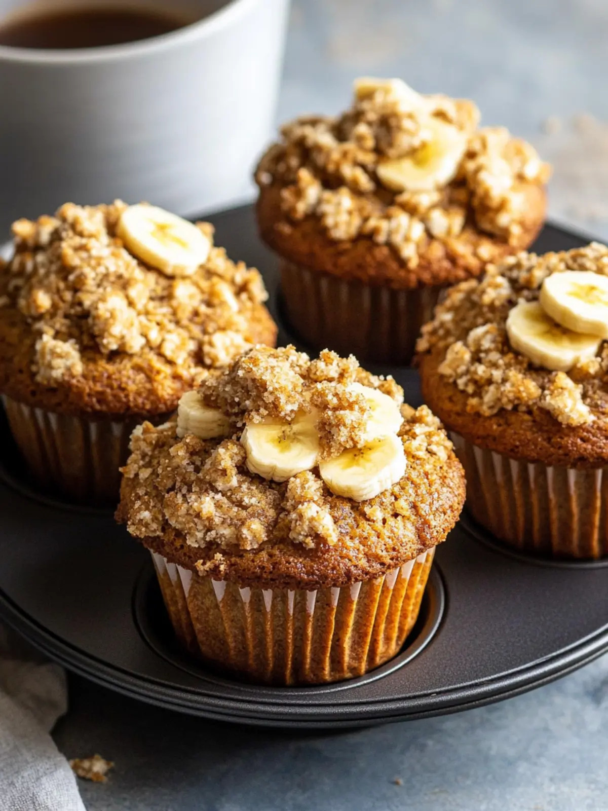 Delicious Banana Coffee Cake Muffins for Your Morning Boost 2 Banana Coffee Cake Muffins