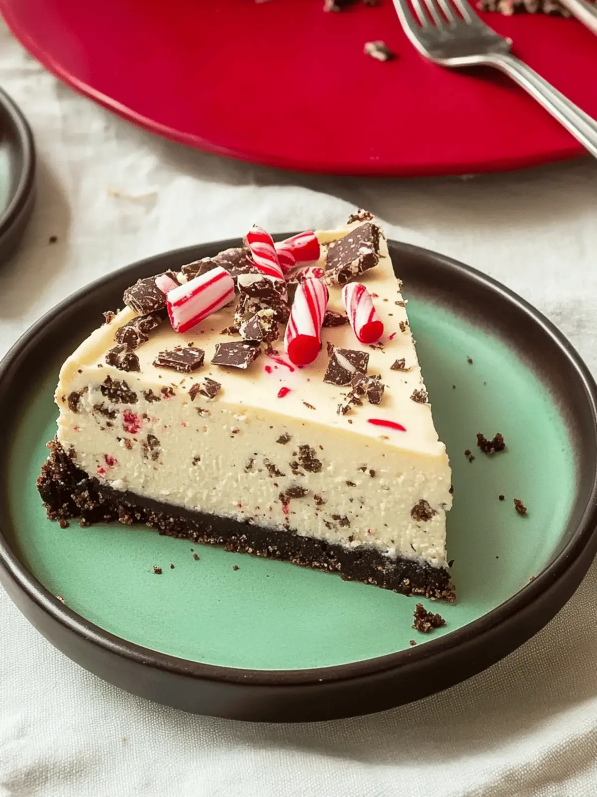 Deliciously Easy Peppermint Bark Cheesecake to Impress Friends 3 Easy Peppermint Bark Cheesecake
