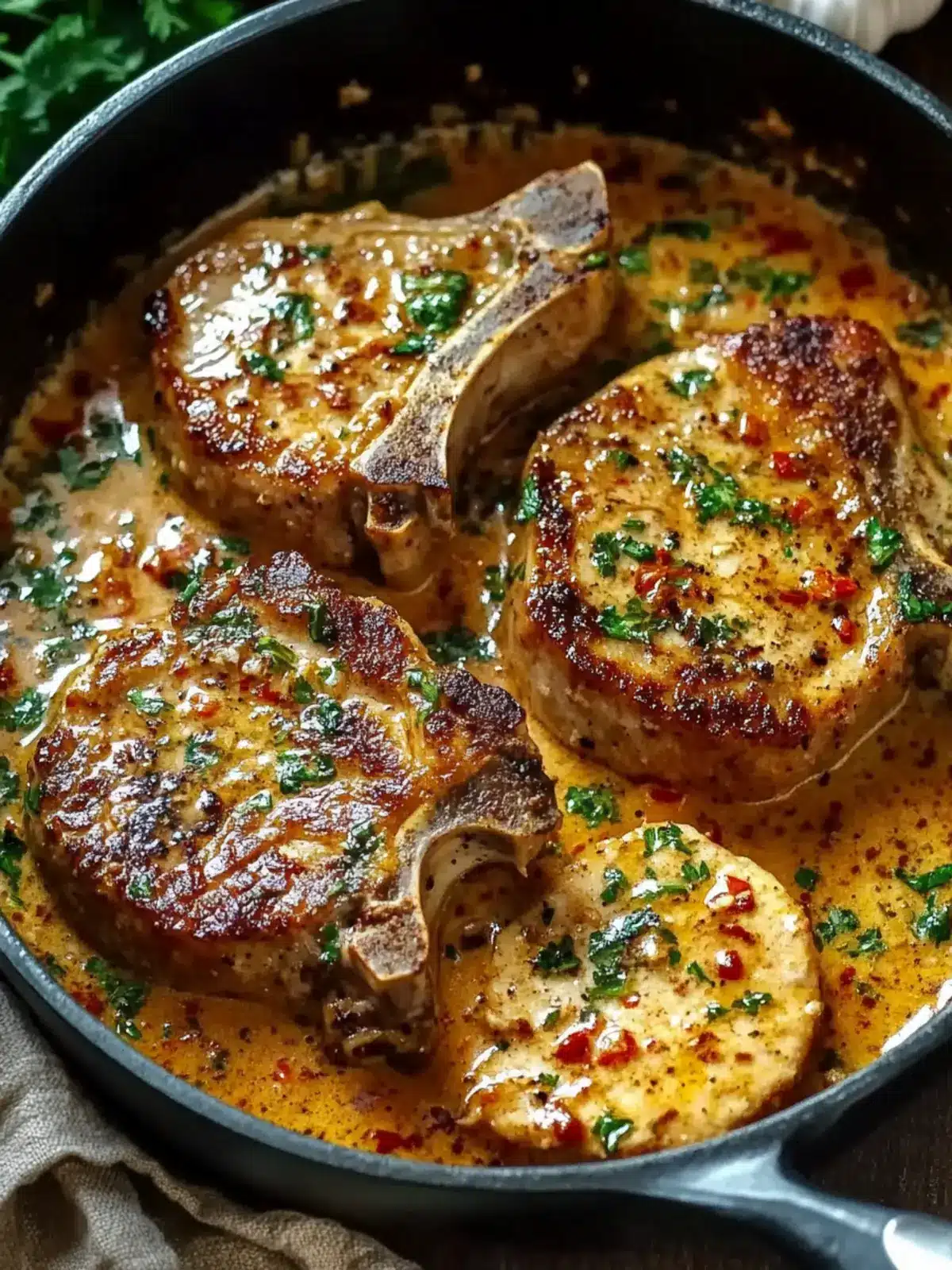 Garlic Marry Me Pork Chops You Can't Resist Tonight 4 Garlic Marry Me Pork Chops