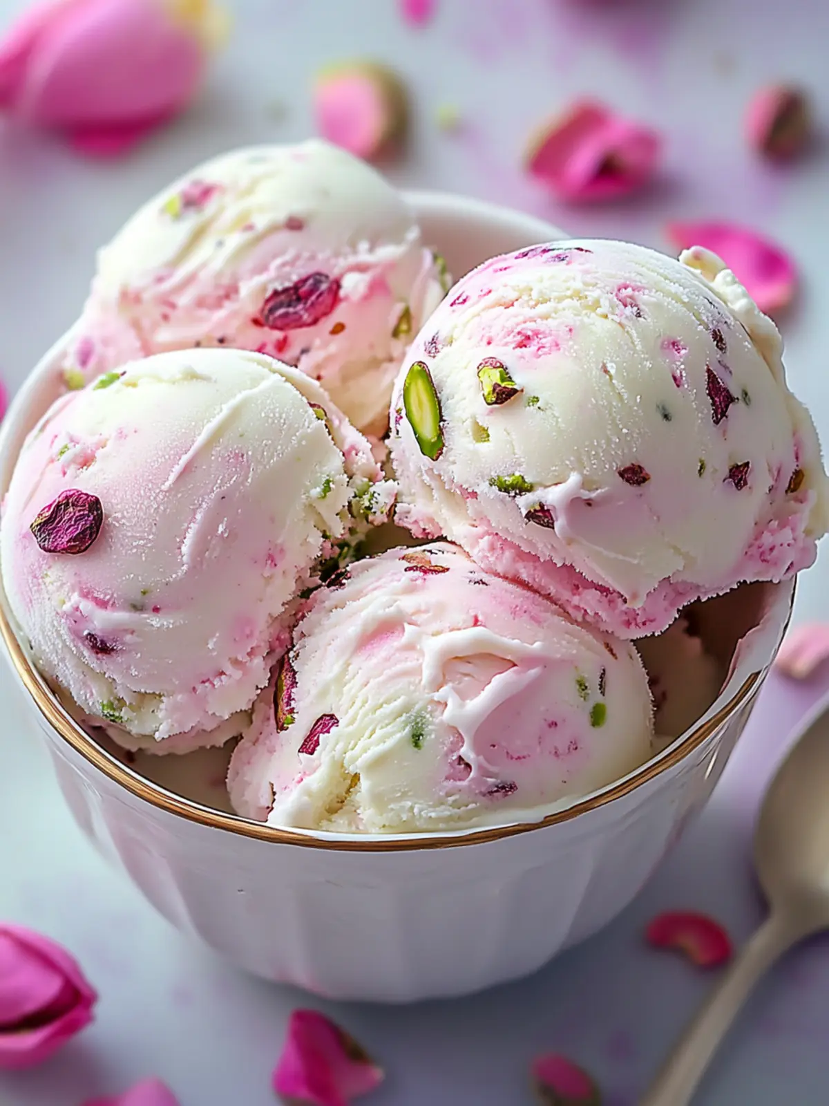 Rose Pistachio Ice Cream Recipe: A Dreamy Treat to Make at Home 4 Rose Pistachio Ice Cream