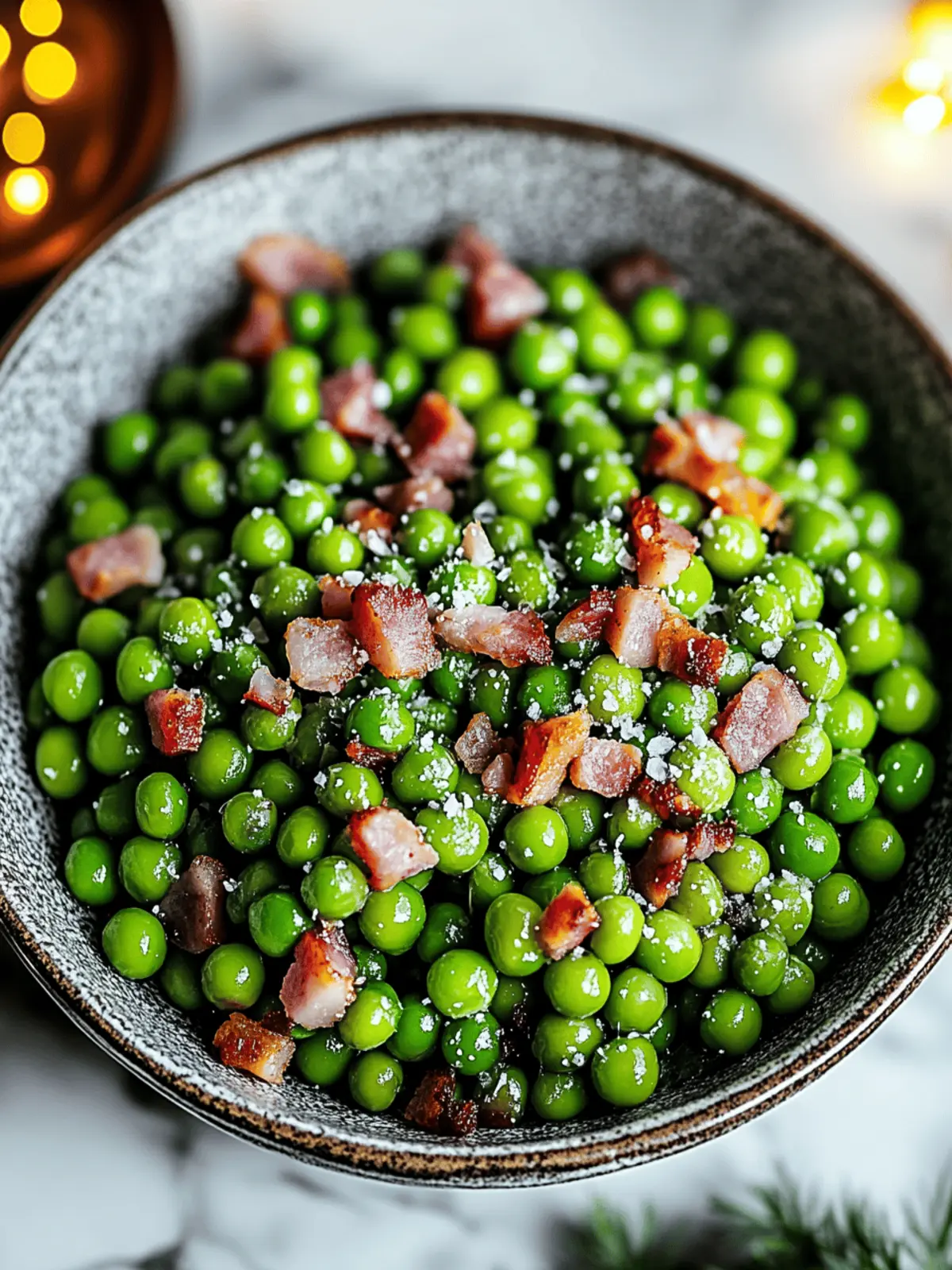 Peas with Pancetta: A Savory 5-Minute Delight 3 Peas with Pancetta