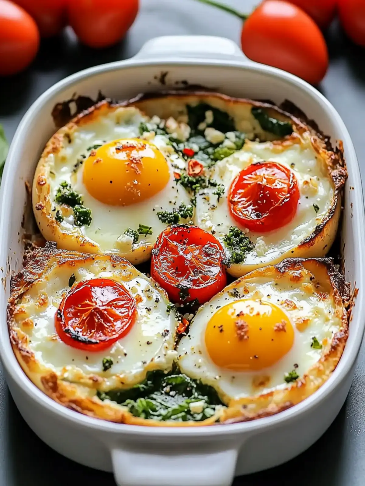 Mediterranean Baked Feta Eggs for a Flavorful Breakfast Boost 3 Mediterranean Baked Feta Eggs