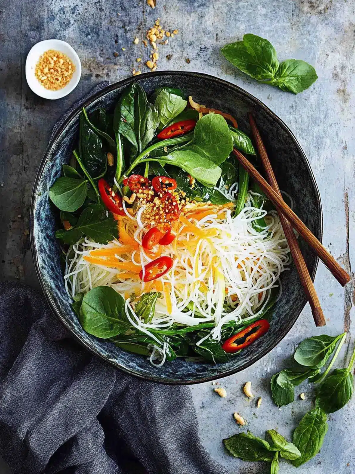 Fresh Vietnamese Choy Sum and Noodle Salad You'll Love 2 Vietnamese choy sum and noodle salad