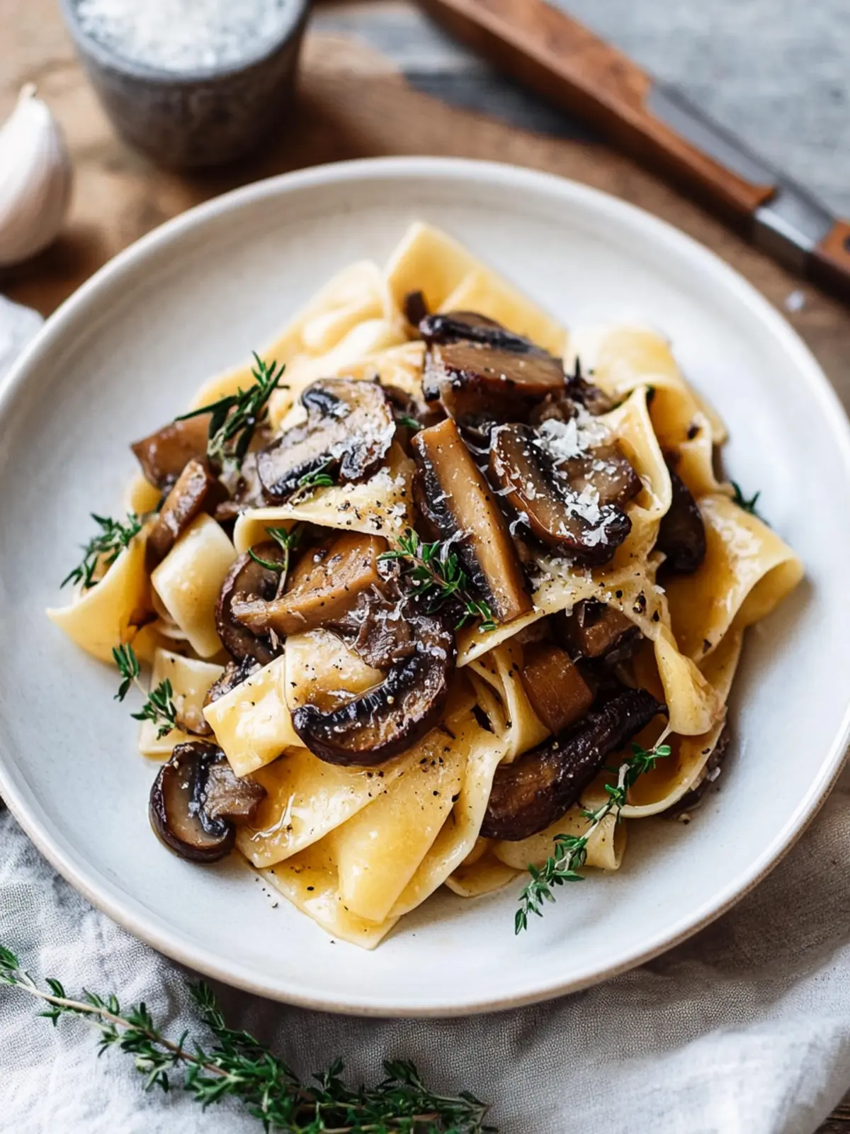 Savory Portobello Mushroom Pappardelle for Comfort Food Lovers 3 Portobello Mushroom Pappardelle