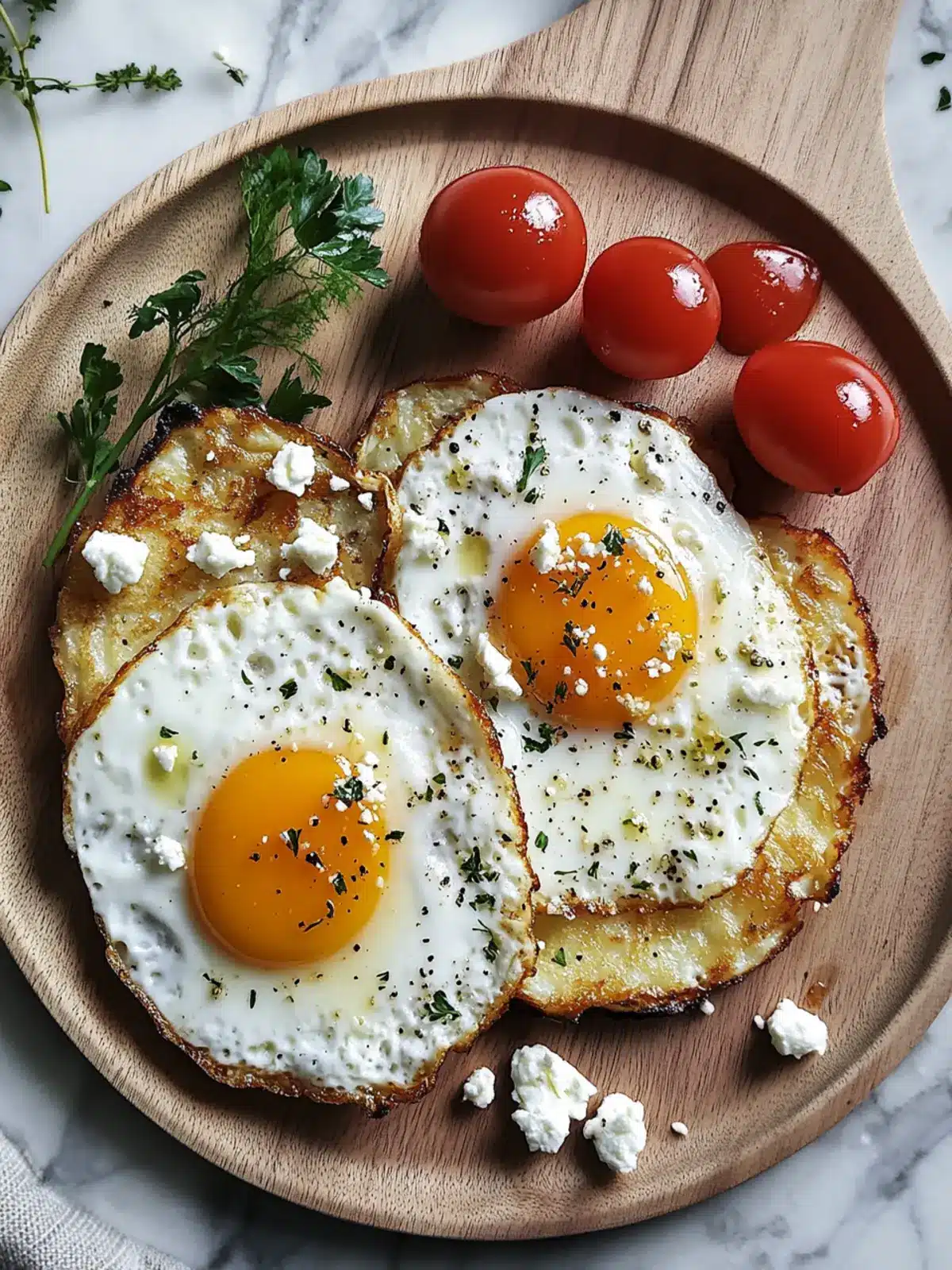 Crispy Feta Fried Eggs: Elevate Your Breakfast Game Today 3 Crispy Feta Fried Eggs