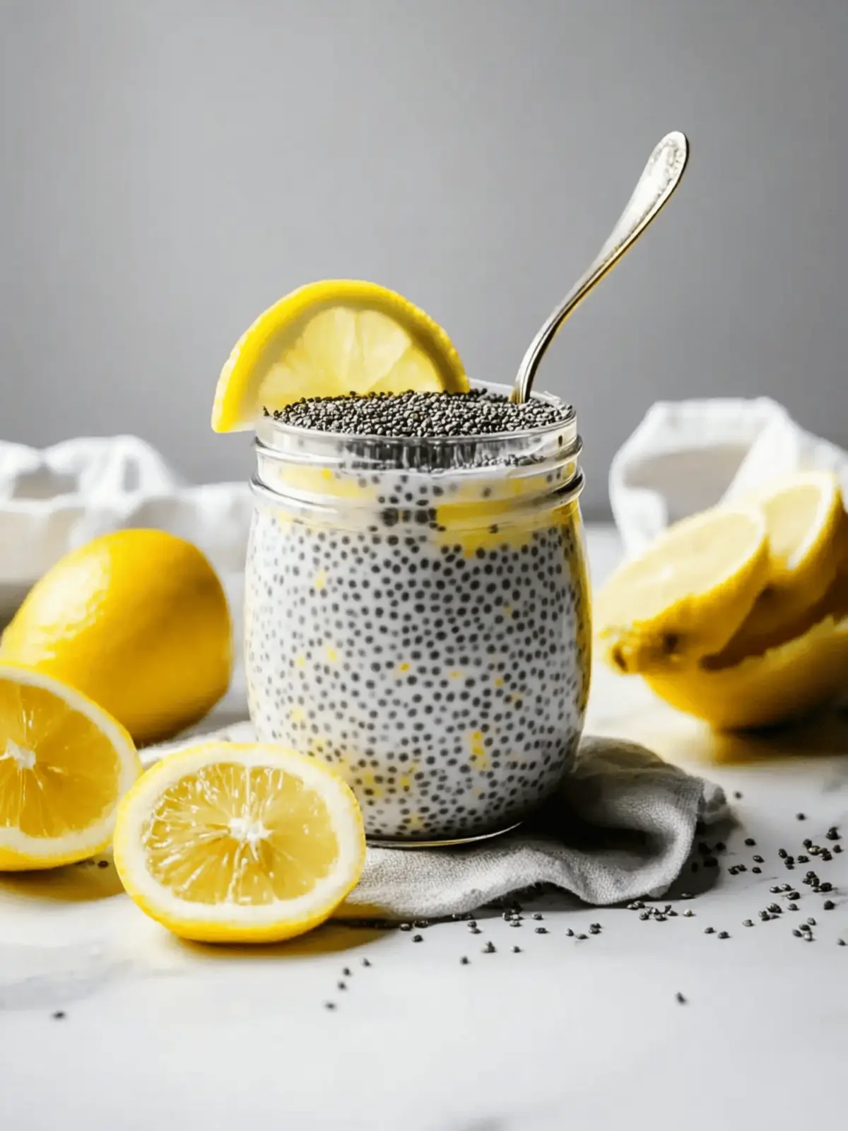 Lemon Cream Chia Pudding for a Refreshing Healthy Treat 3 Lemon Cream Chia Pudding