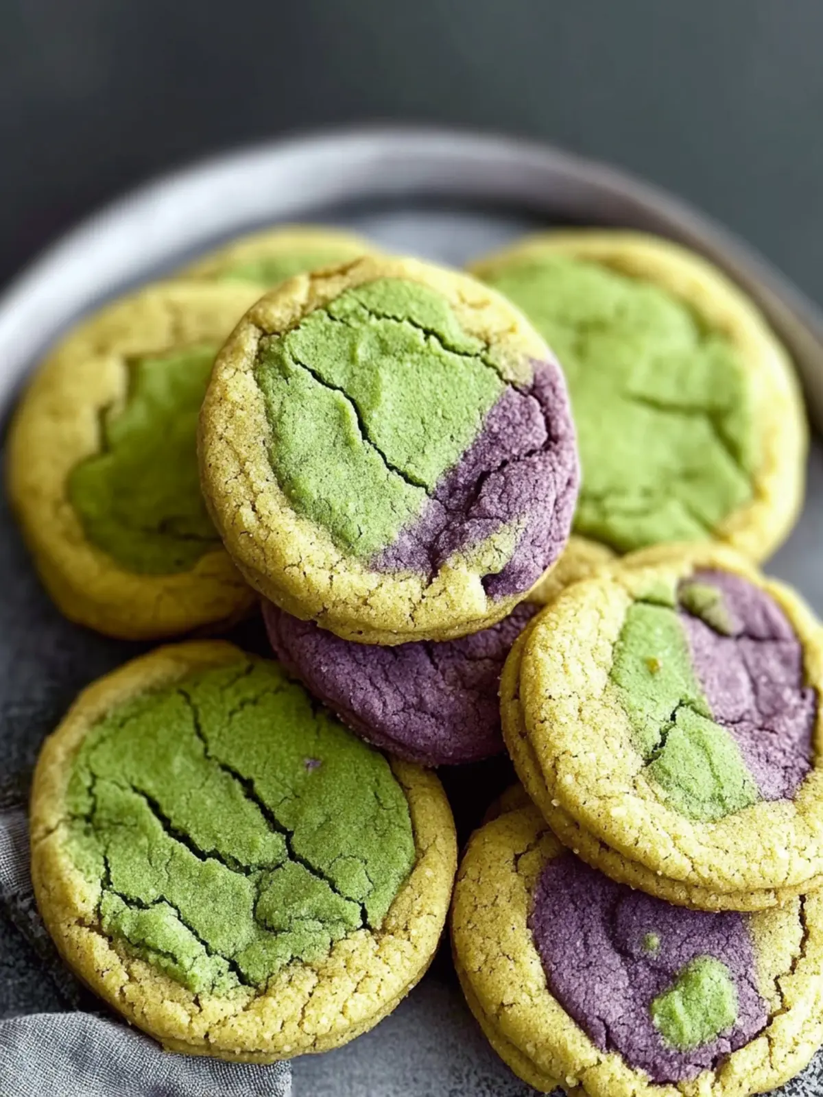 Matcha Ube Cookies That Will Elevate Your Baking Game 2 Matcha Ube Cookies