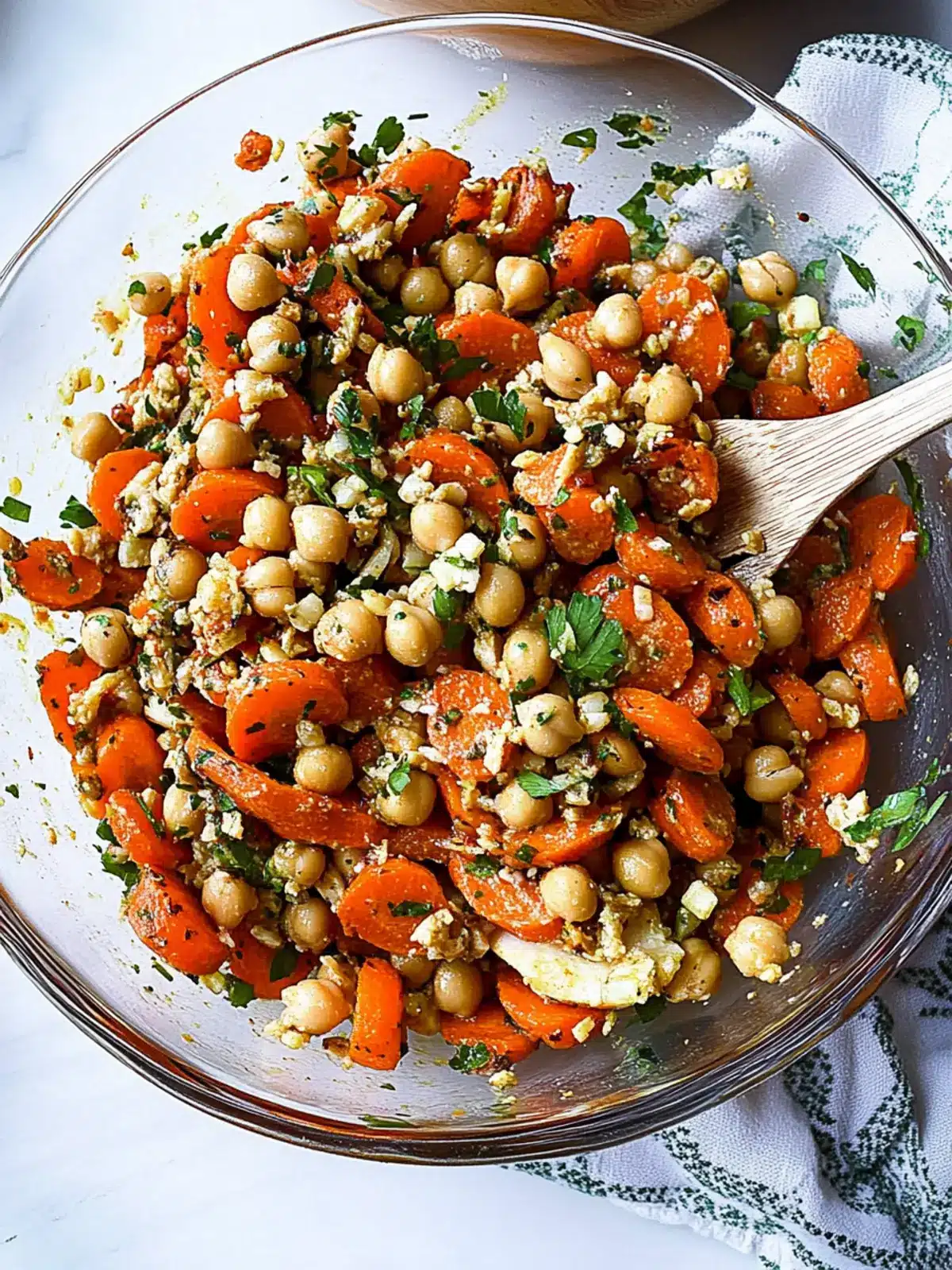 Roasted Carrot and Chickpea Salad That Will Brighten Your Day 2 Roasted Carrot and Chickpea Salad