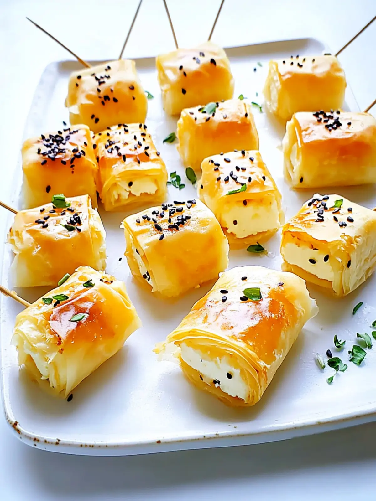 Crispy Easy 5-Ingredient Filo-Wrapped Feta Appetizers to Love 4 Easy 5-Ingredient Filo-Wrapped Feta Appetizers