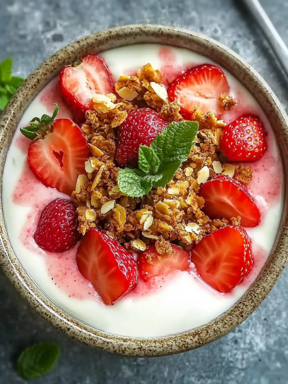 Delicious Guilt-Free Strawberry Cheesecake Bowl You ll Love 3 Guilt-Free Strawberry Cheesecake Bowl