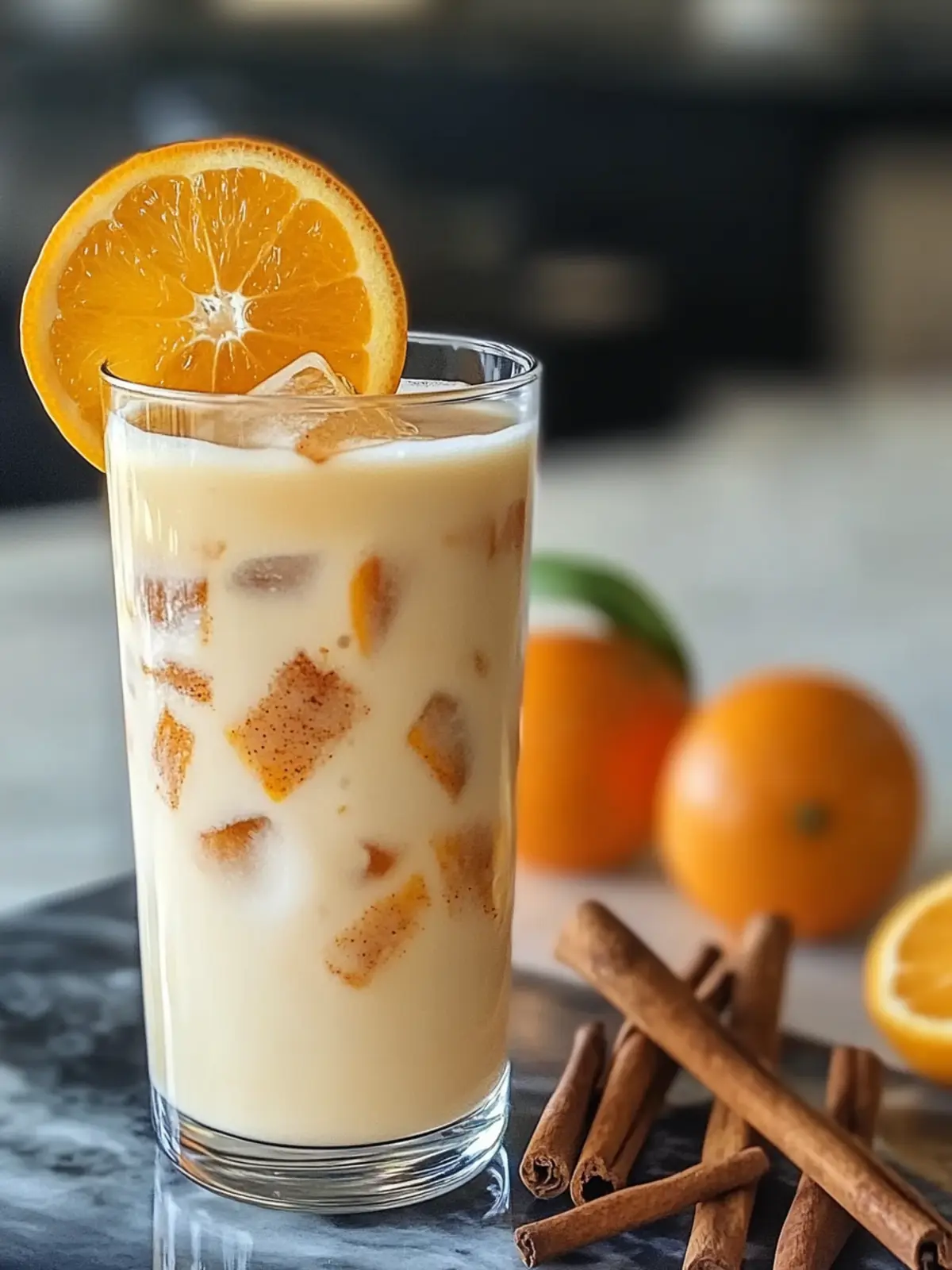 Chill Out with Iced Orange Cinnamon Milk Tea Delight 4 Iced Orange Cinnamon Milk Tea