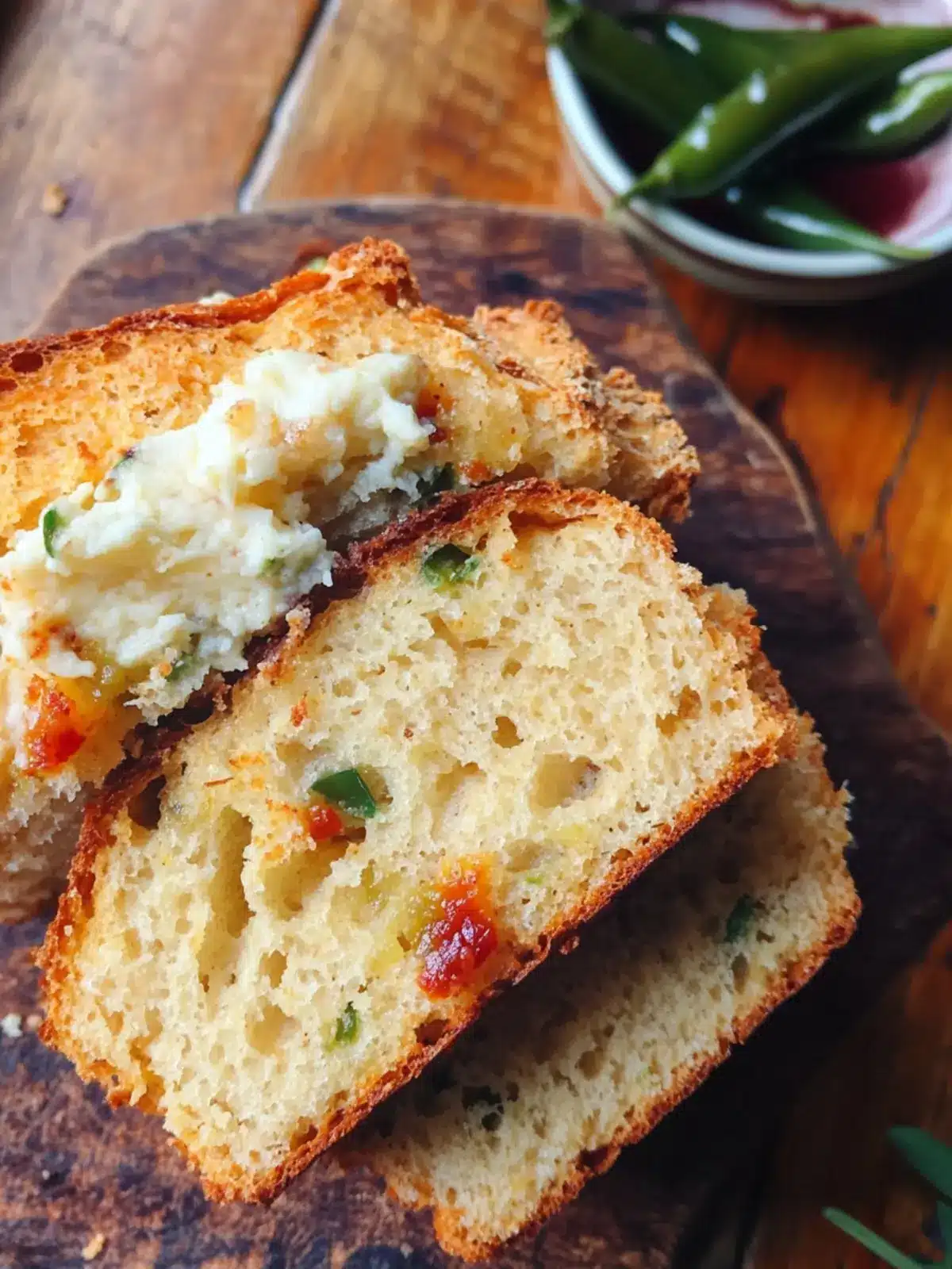 Jalapeño Popper English Muffin Bread: Bake Your New Favorite! 2 Jalapeño Popper English Muffin Bread