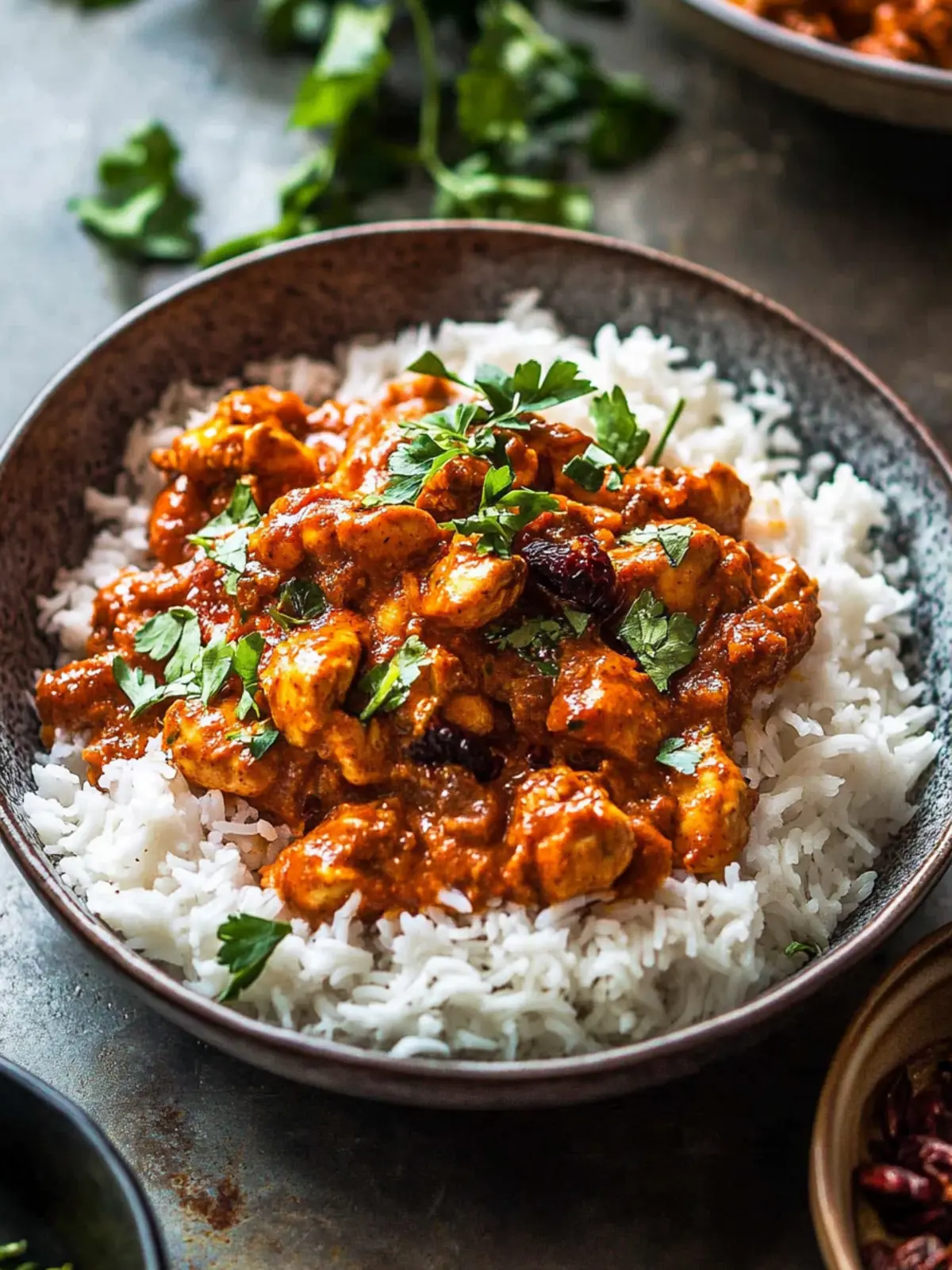 30 Minute Harissa Butter Chicken with Pomegranate Bliss 4 30 Minute Harissa Butter Chicken