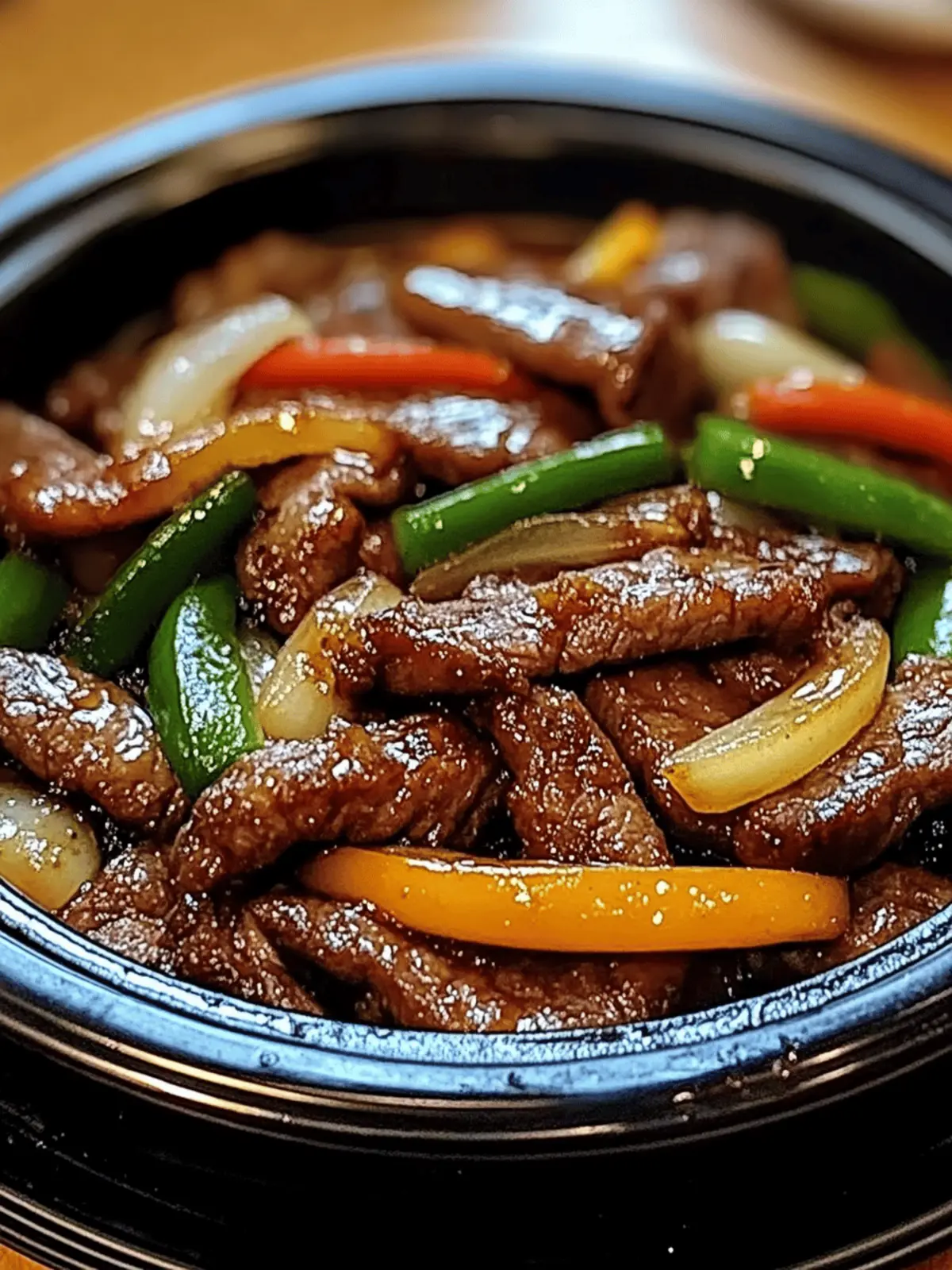Sizzling Chinese Pepper Steak with Onions in 25 Minutes! 4 Sizzling Chinese Pepper Steak with Onions