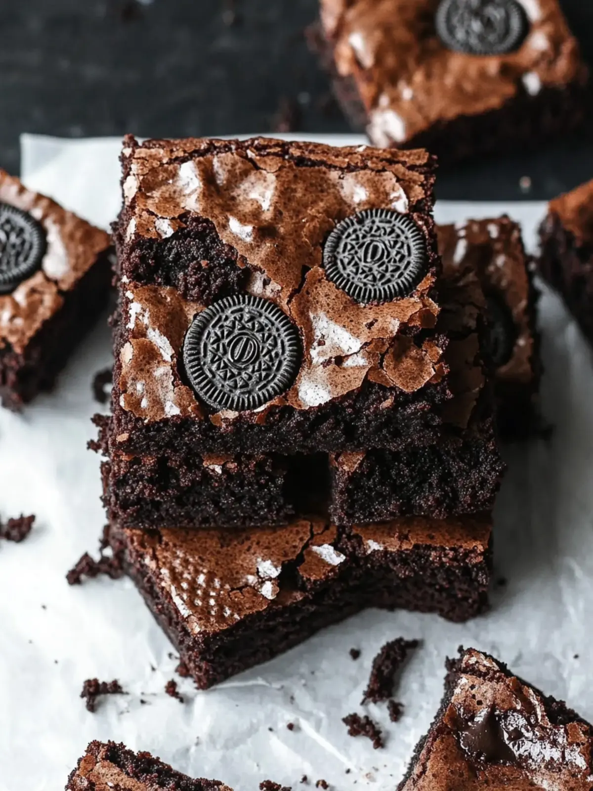 Decadent Fudgy Oreo Brownies That Will Rock Your World 3 Fudgy Oreo Brownies