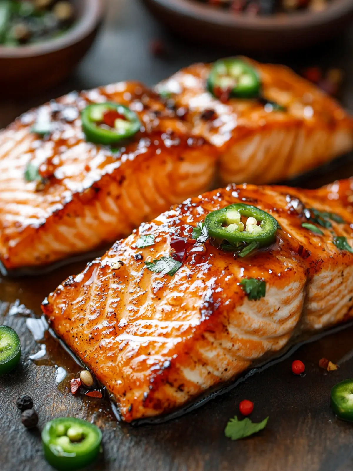 Sweet & Spicy Maple Jalapeño Glazed Salmon for Busy Nights 2 Sweet & Spicy Maple Jalapeño Glazed Salmon