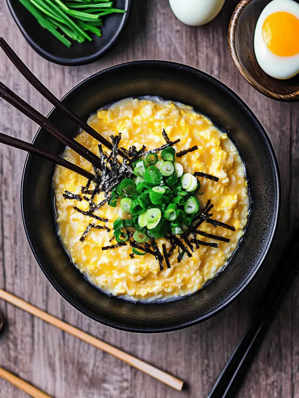 Delight in Easy Okayu with Egg for Cozy Comfort Meals 2 Easy Okayu with Egg