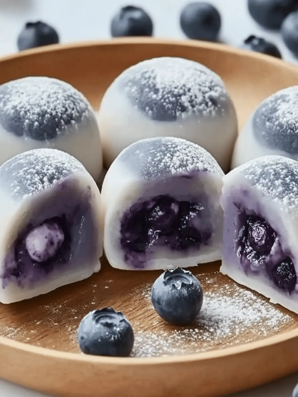 Delicious Blueberry Cream Mochi Buns You ll Love to Make 2 Blueberry Cream Mochi Buns