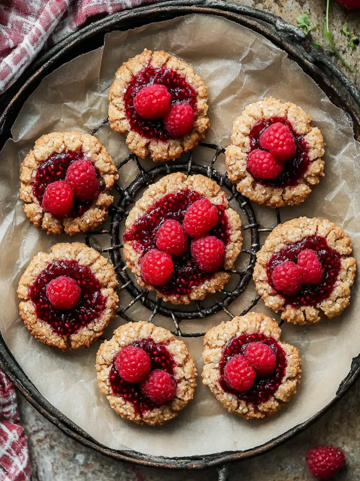 Paleo Raspberry Chia Thumbprint Cookies You'll Crave Daily 2 Paleo Raspberry Chia Thumbprint Cookies