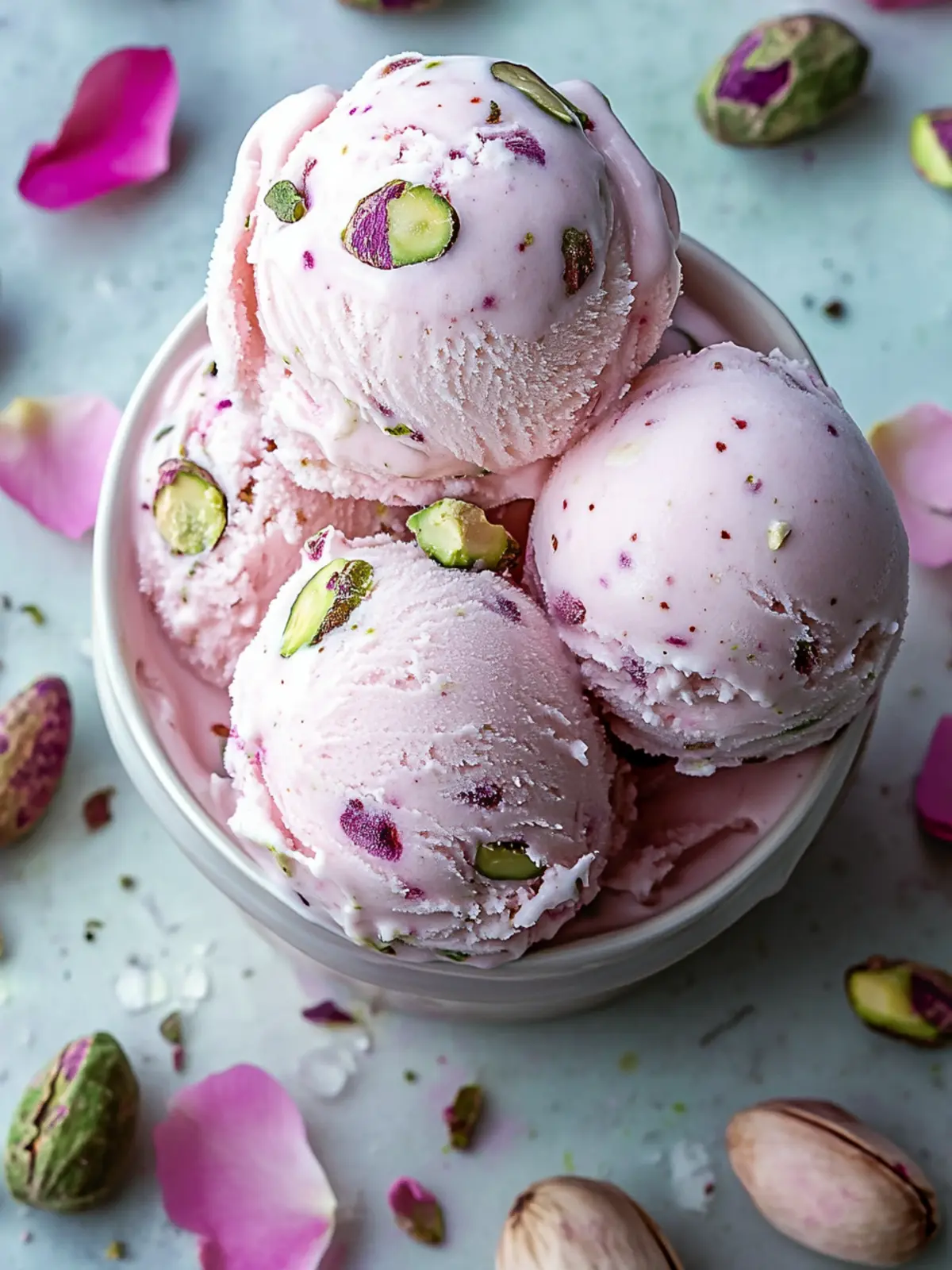 Rose Pistachio Ice Cream Recipe: A Dreamy Treat to Make at Home 3 Rose Pistachio Ice Cream
